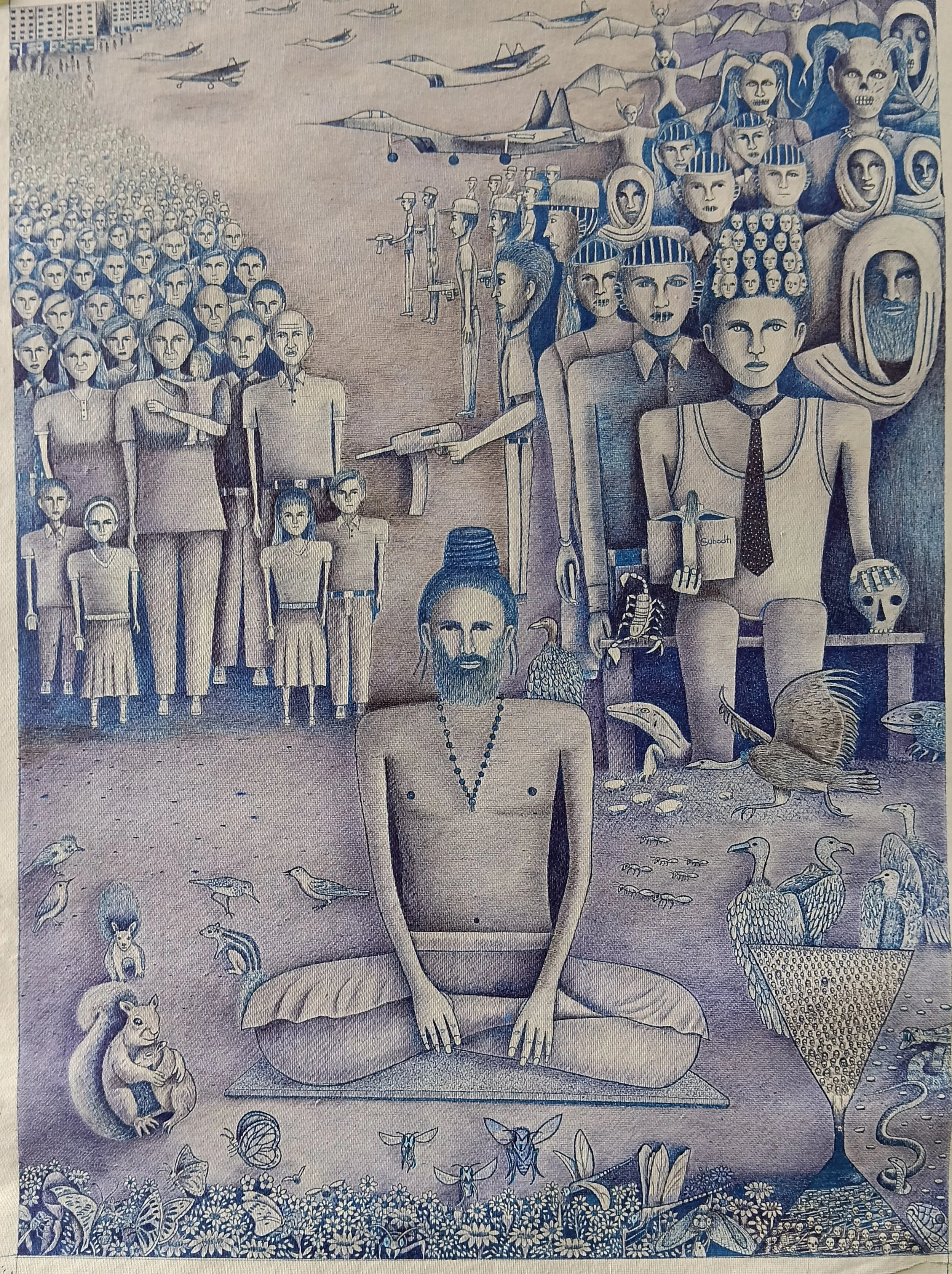 the world(sold)
ink on paper
20/30inches