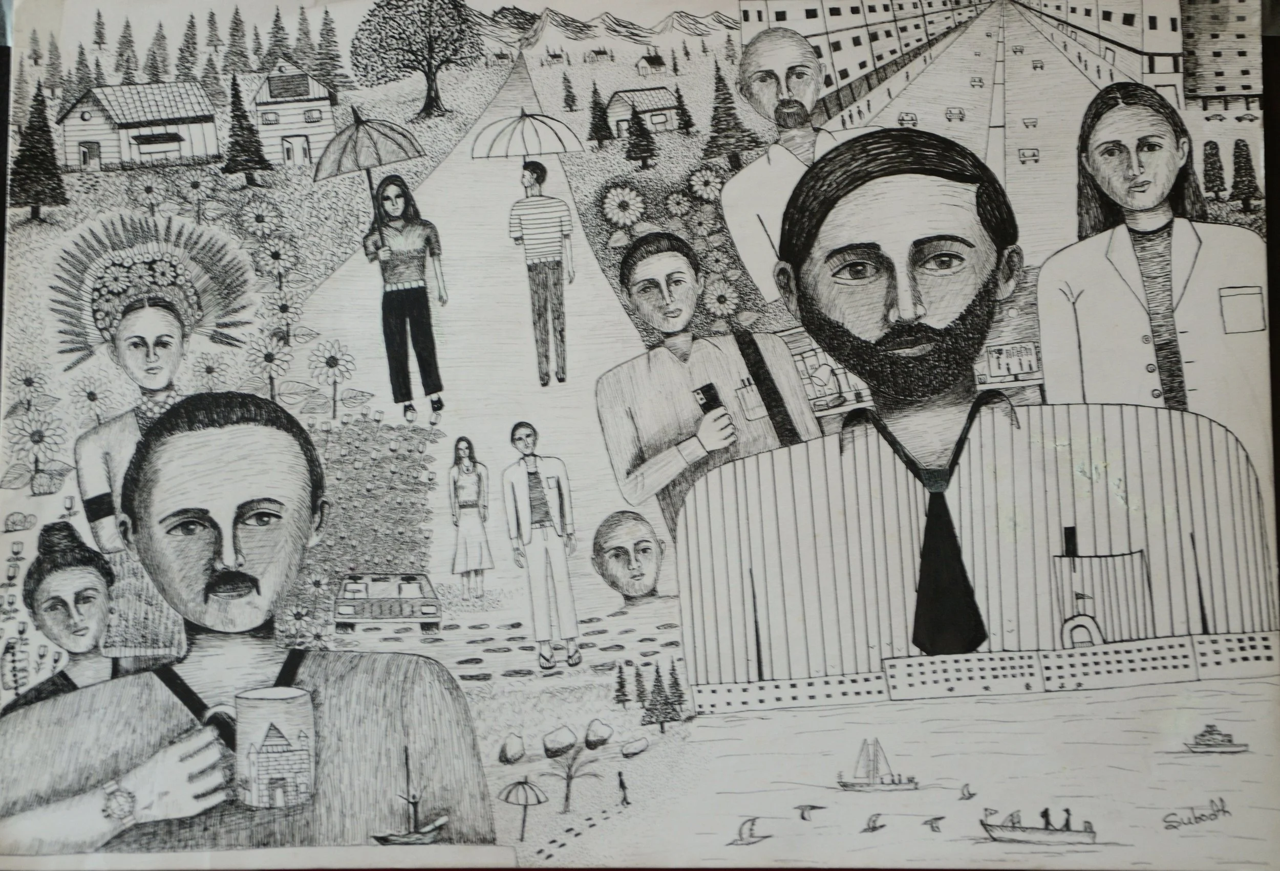 Untitled
ink on paper
16/12 inches