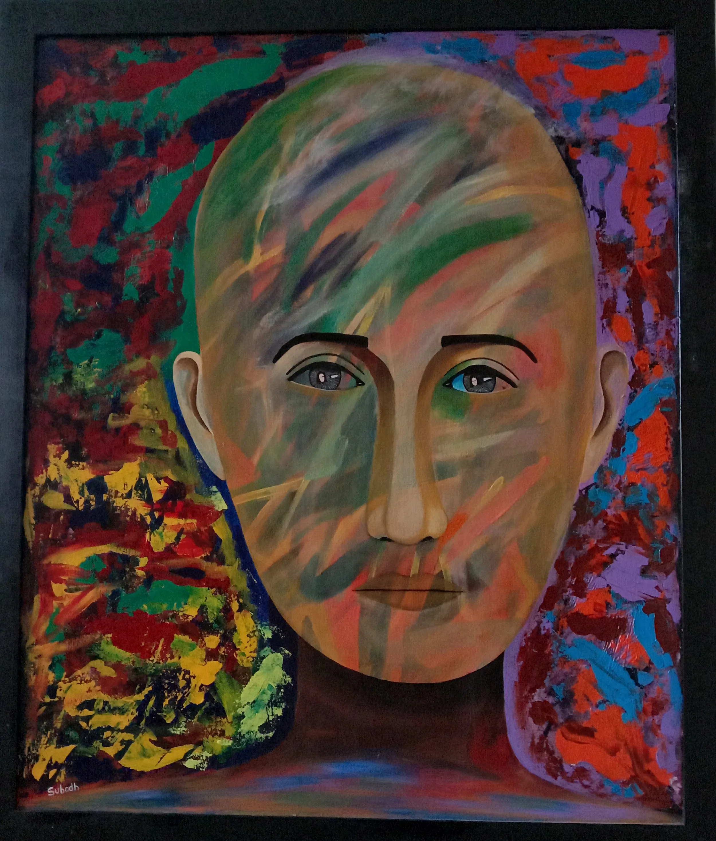 the artist
acrylic on canvas
32/38 inches
