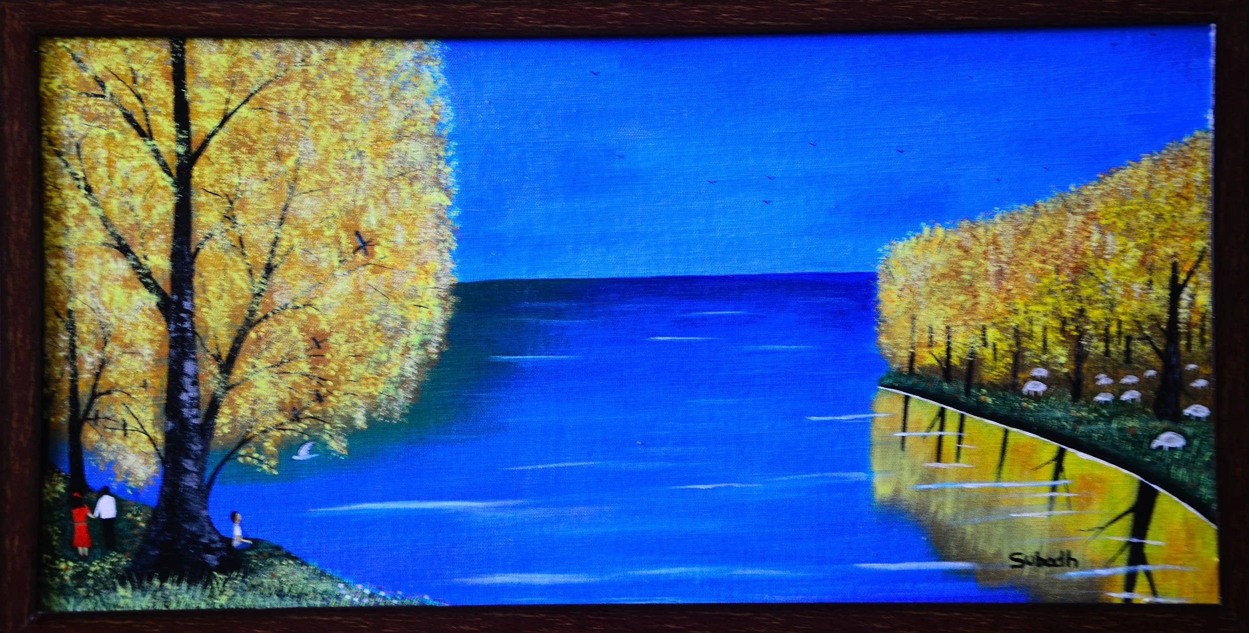 untitled
acrylic on canvas board
23/13 inches