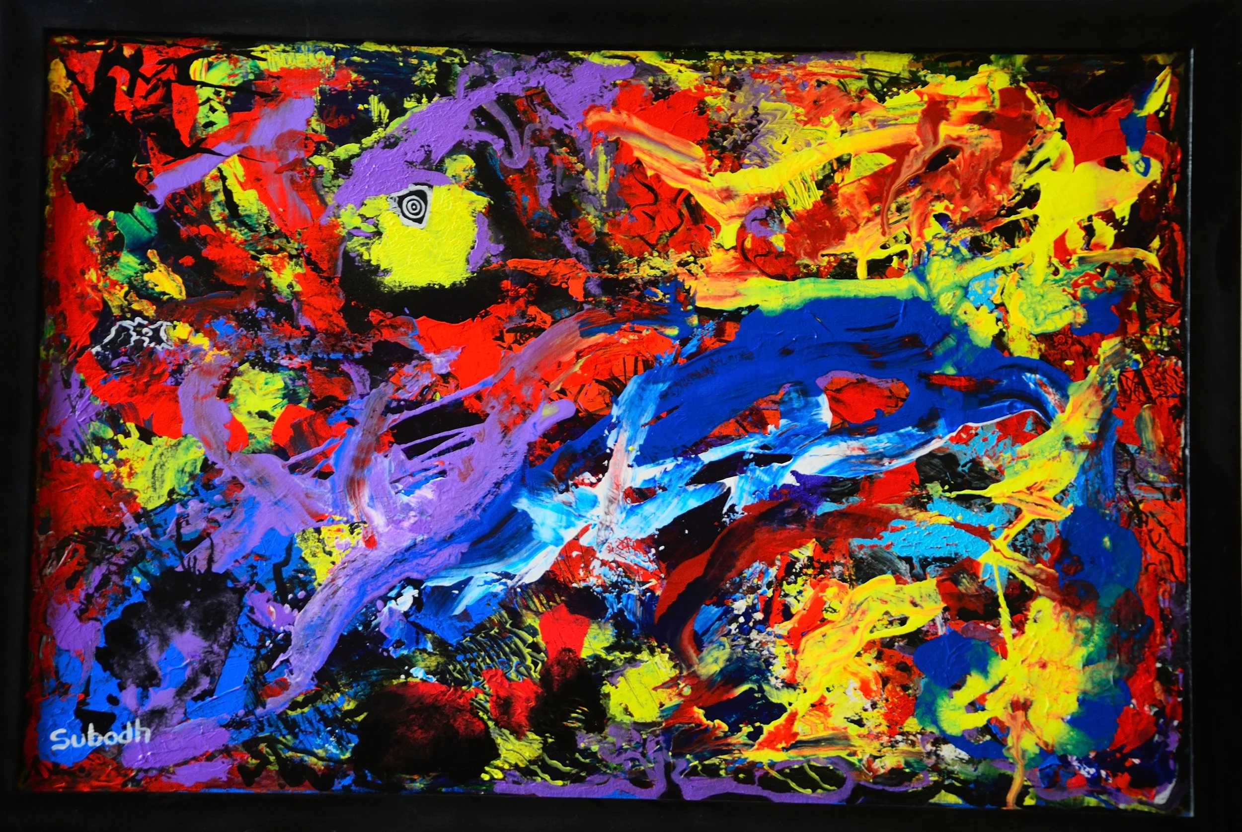 untitled
acrylic on canvas board
32/22 inches