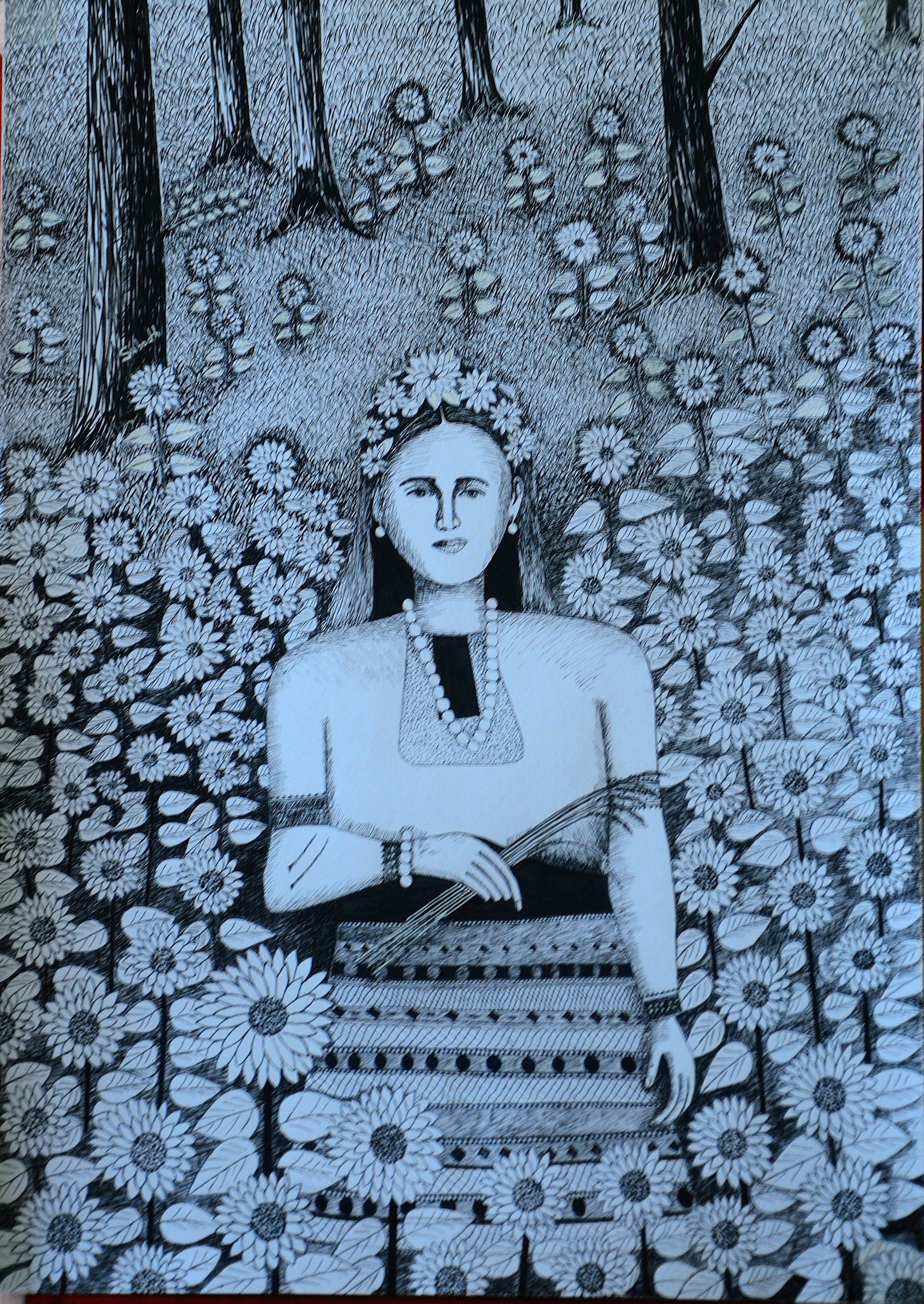 The Spring
12/16 inches
ink on paper
