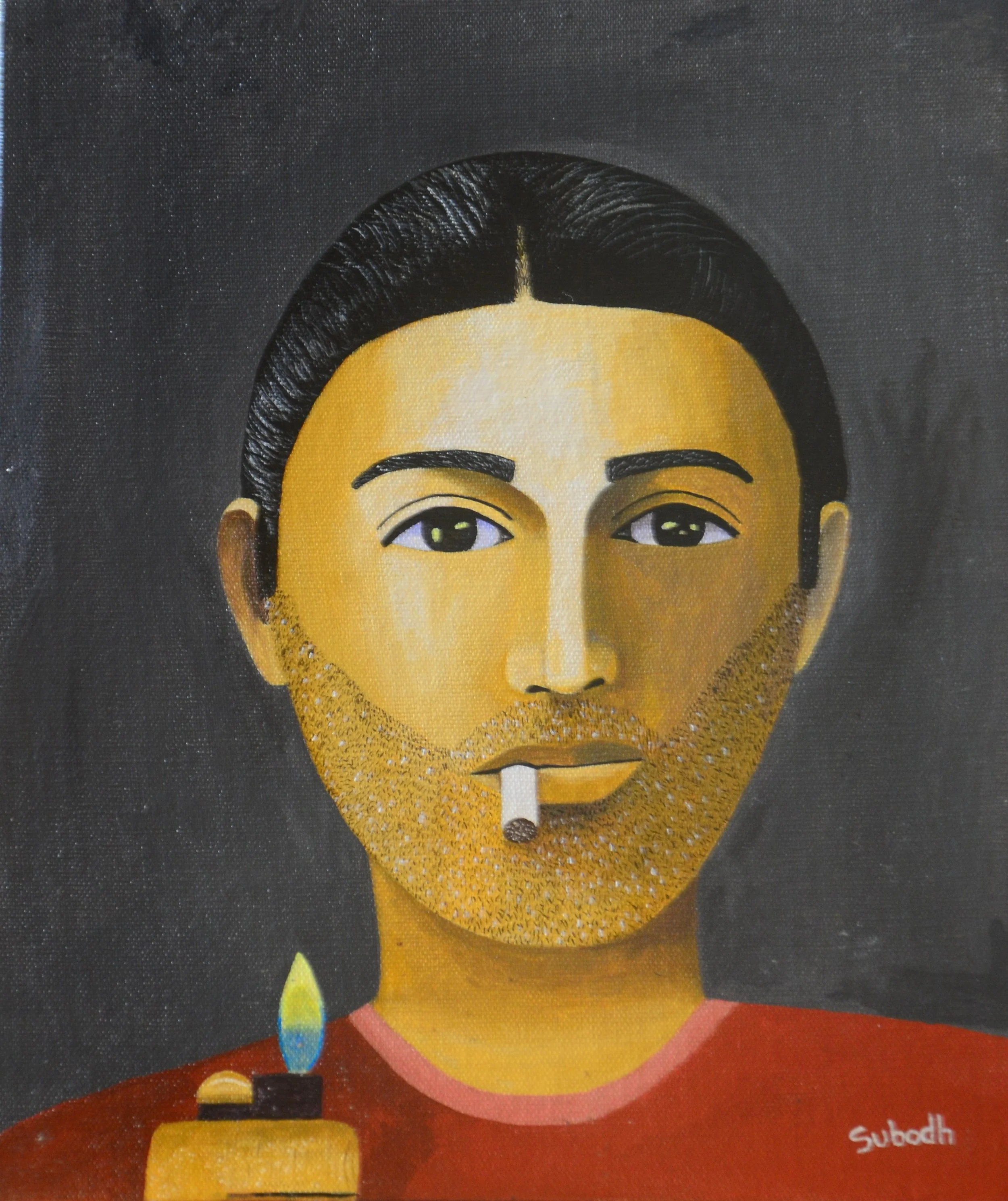 10/12 inches
acrylic on canvas