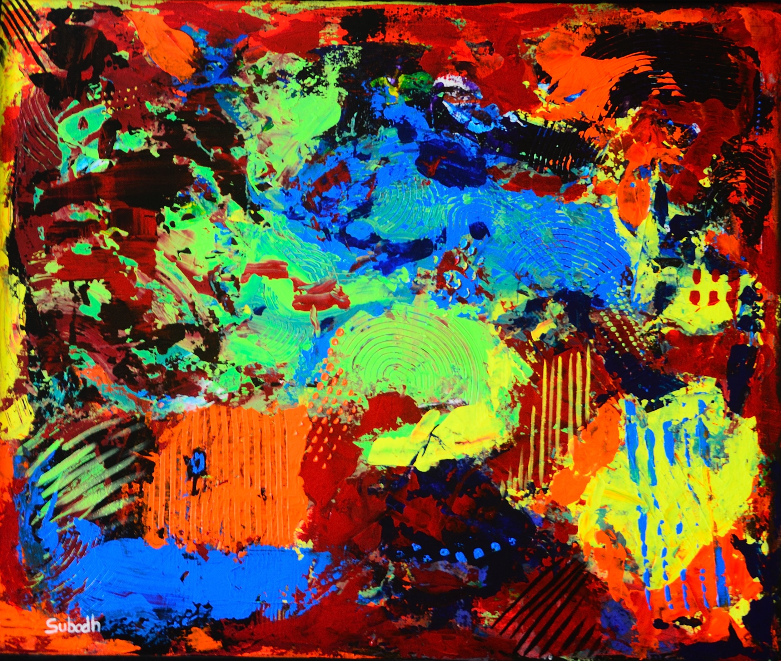 music of life
acrylic on canvas board
38/32 inches