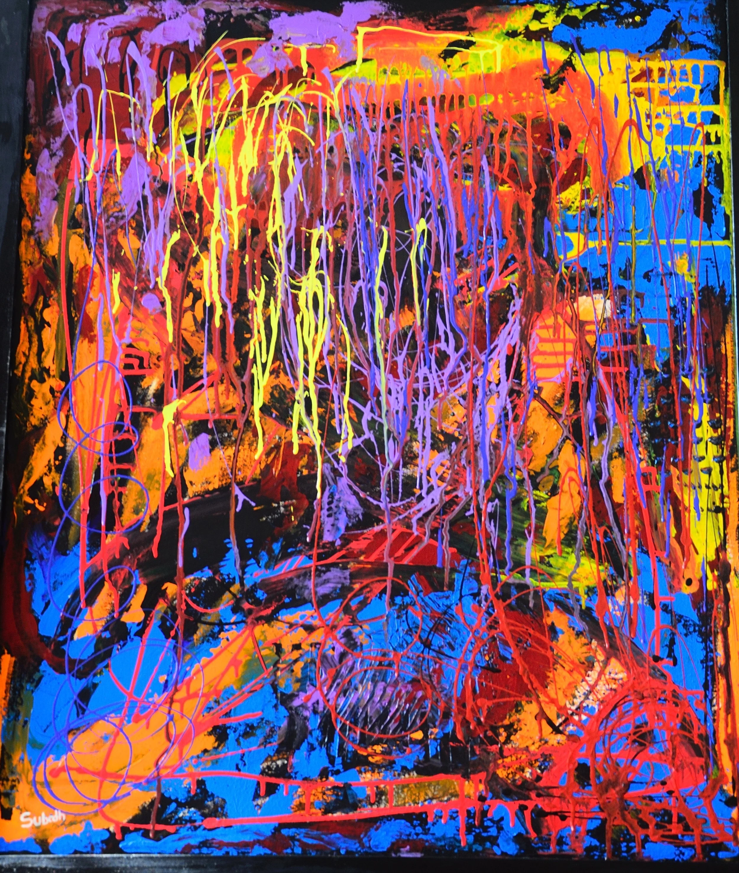 untitled
acrylic on canvas board
32/38 inches