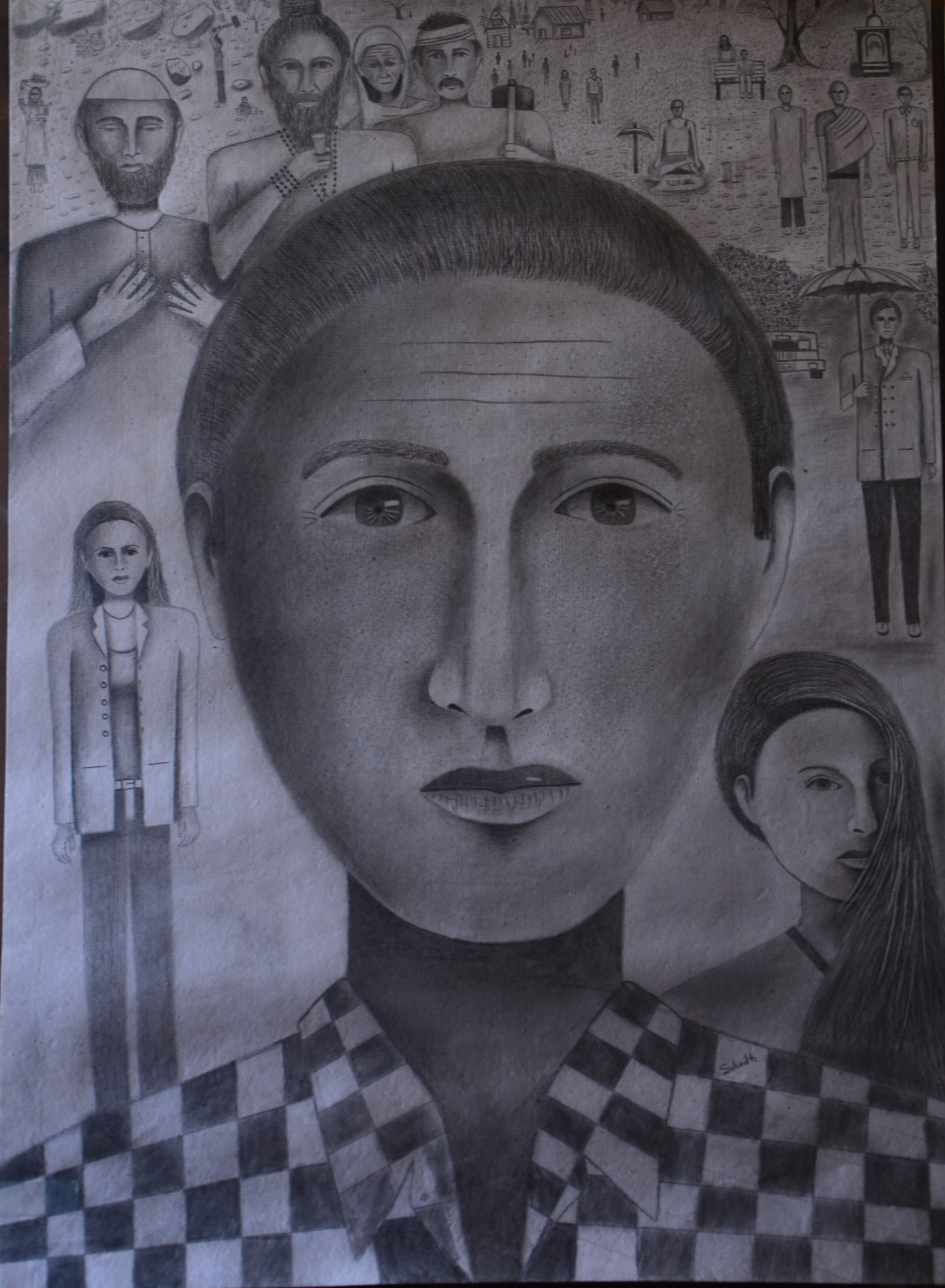the life
charcoal on paper
22/30 inches