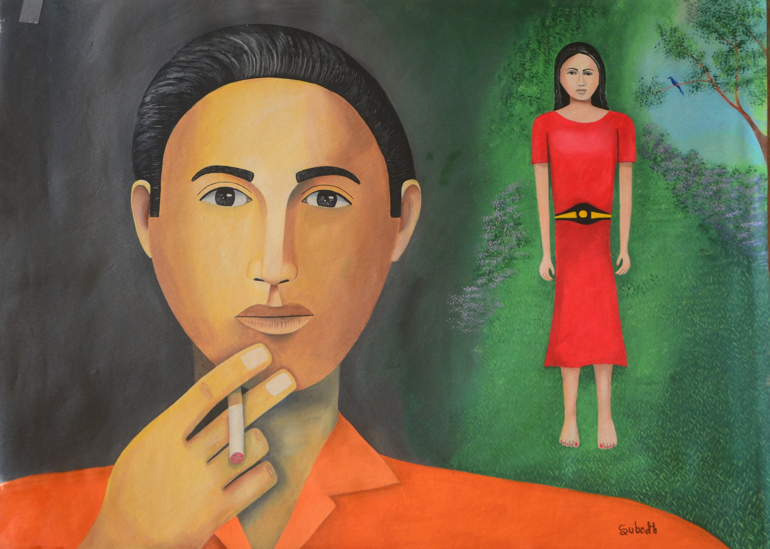 waiting for you
gouache on paper
30/22 inches