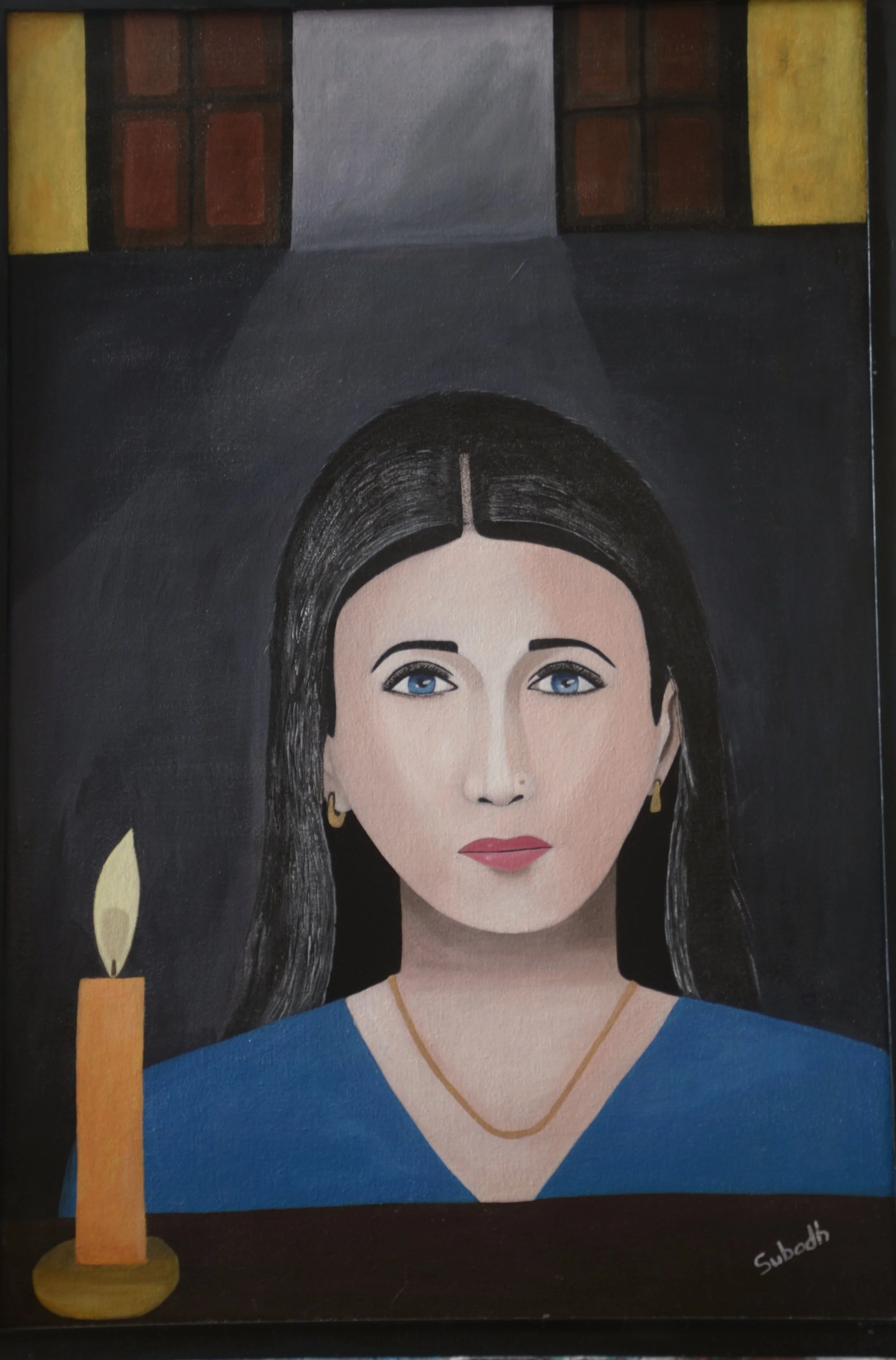 Prayer
acrylic on canvas board
22/32 inches