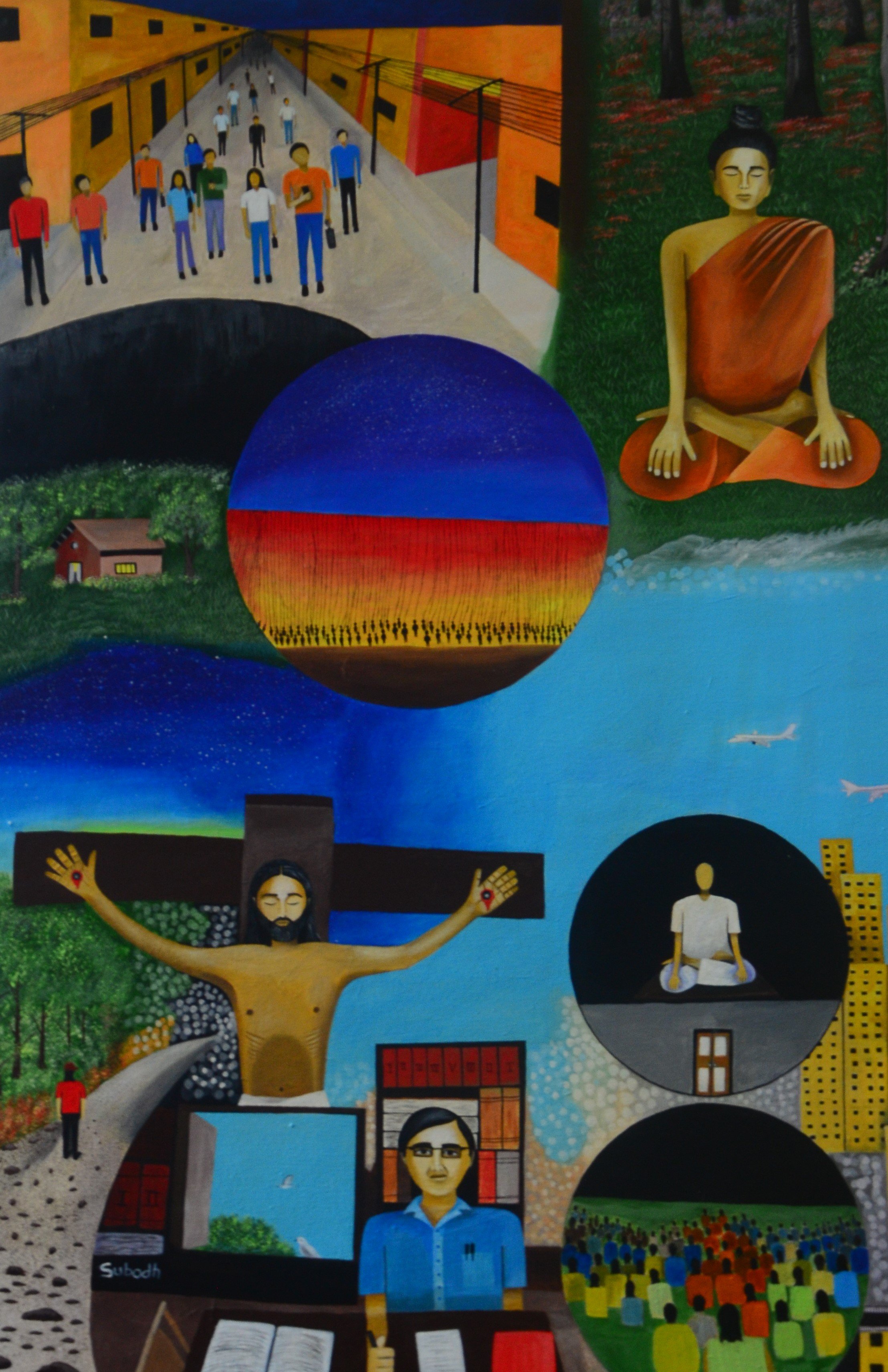 The journey
acrylic on cotton
24/36 inches