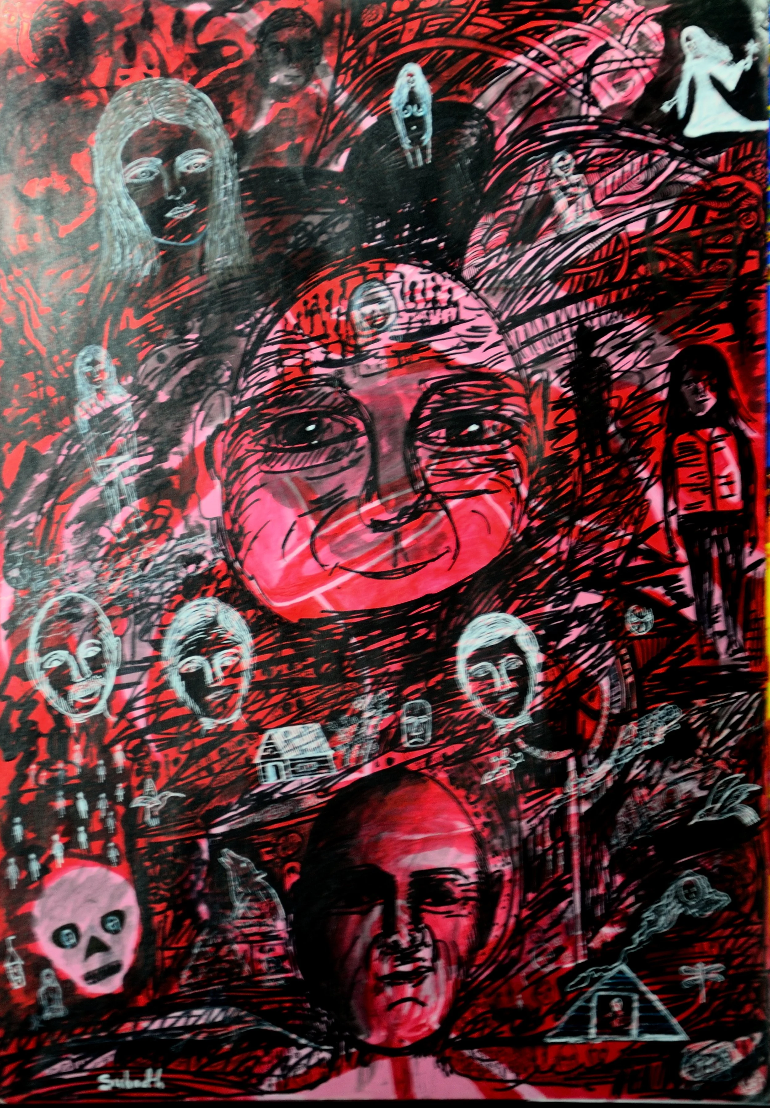 Sink
ink on paper
12/16 inches