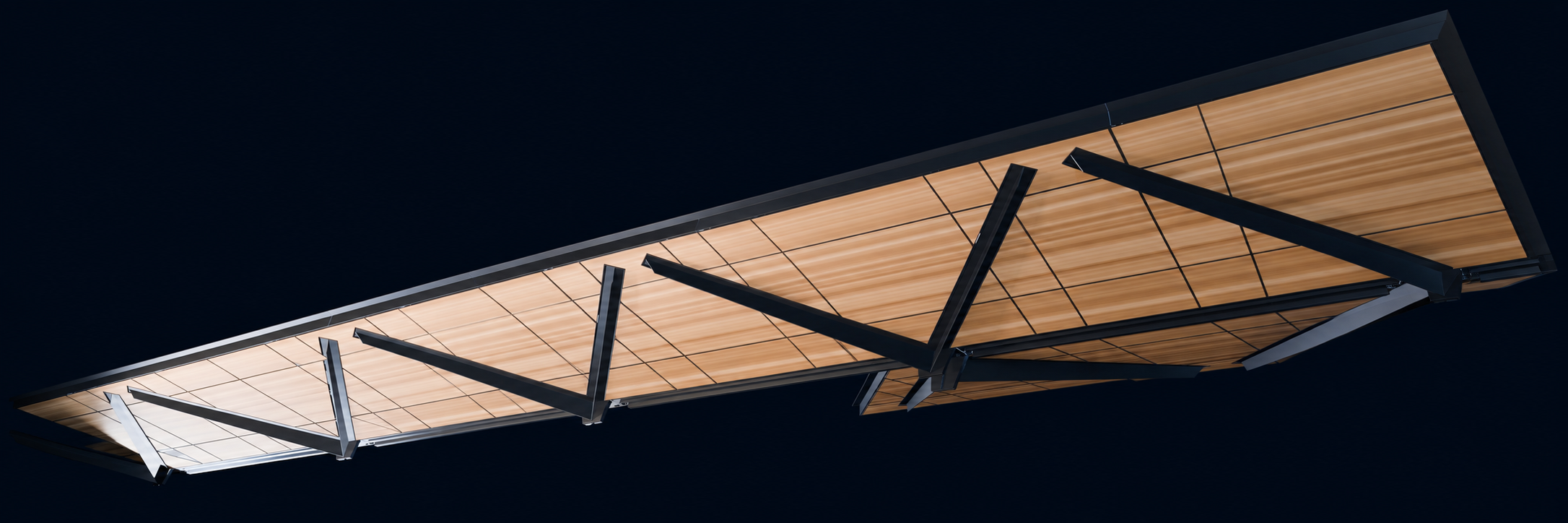 Port Dock steel canopy facade workshop drawing project