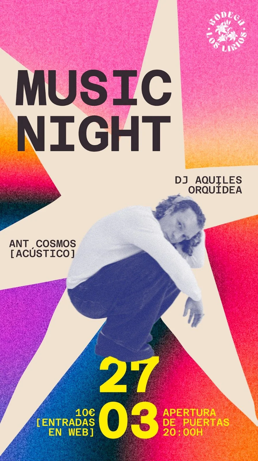 🎶Live Concert & DJ Set – ANT COSMOS 🍷 (27/03)