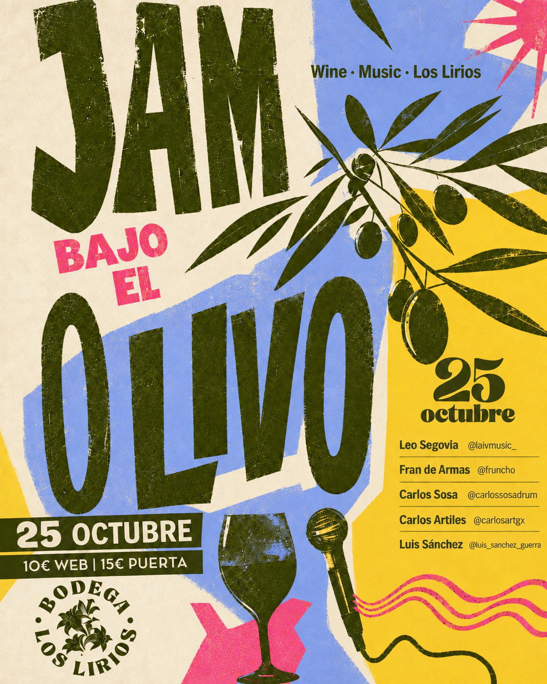 JAM UNDER THE OLIVE TREE (25/10) 🍷🎶