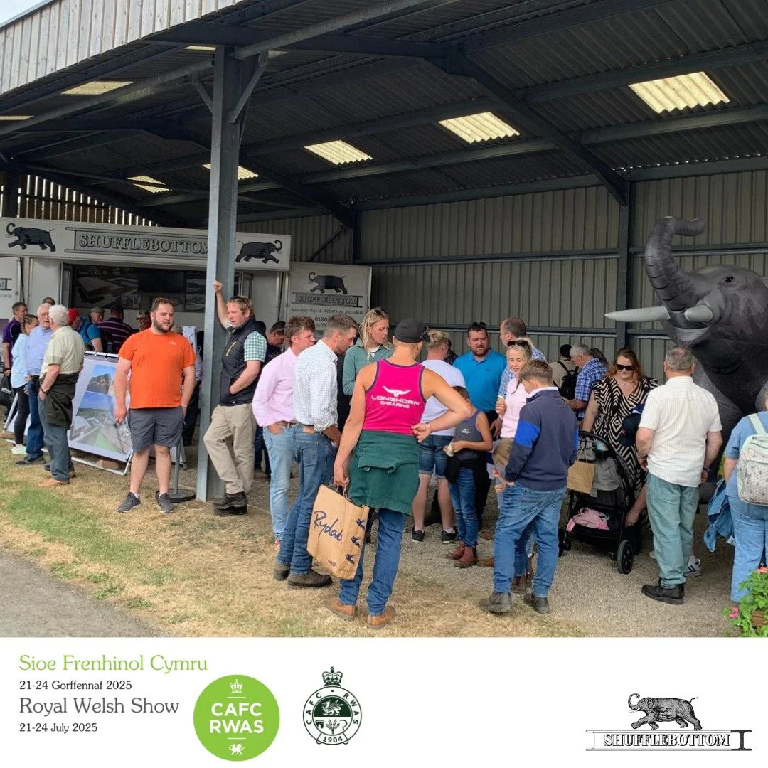 🐘 𝗧𝗵𝗲 𝗲𝗹𝗲𝗽𝗵𝗮𝗻𝘁&rsquo;𝘀 𝘀𝘁𝗶𝗹𝗹 𝗵𝗲𝗿𝗲... 𝗮𝗻𝗱 𝘀𝗼 𝗮𝗿𝗲 𝘄𝗲! 🐘

Day 3 at the Royal Welsh Show 2025! The Shufflebottom stand has been packed! Great conversations, LOTS of new faces, our familiar friends, and lots of interest in
