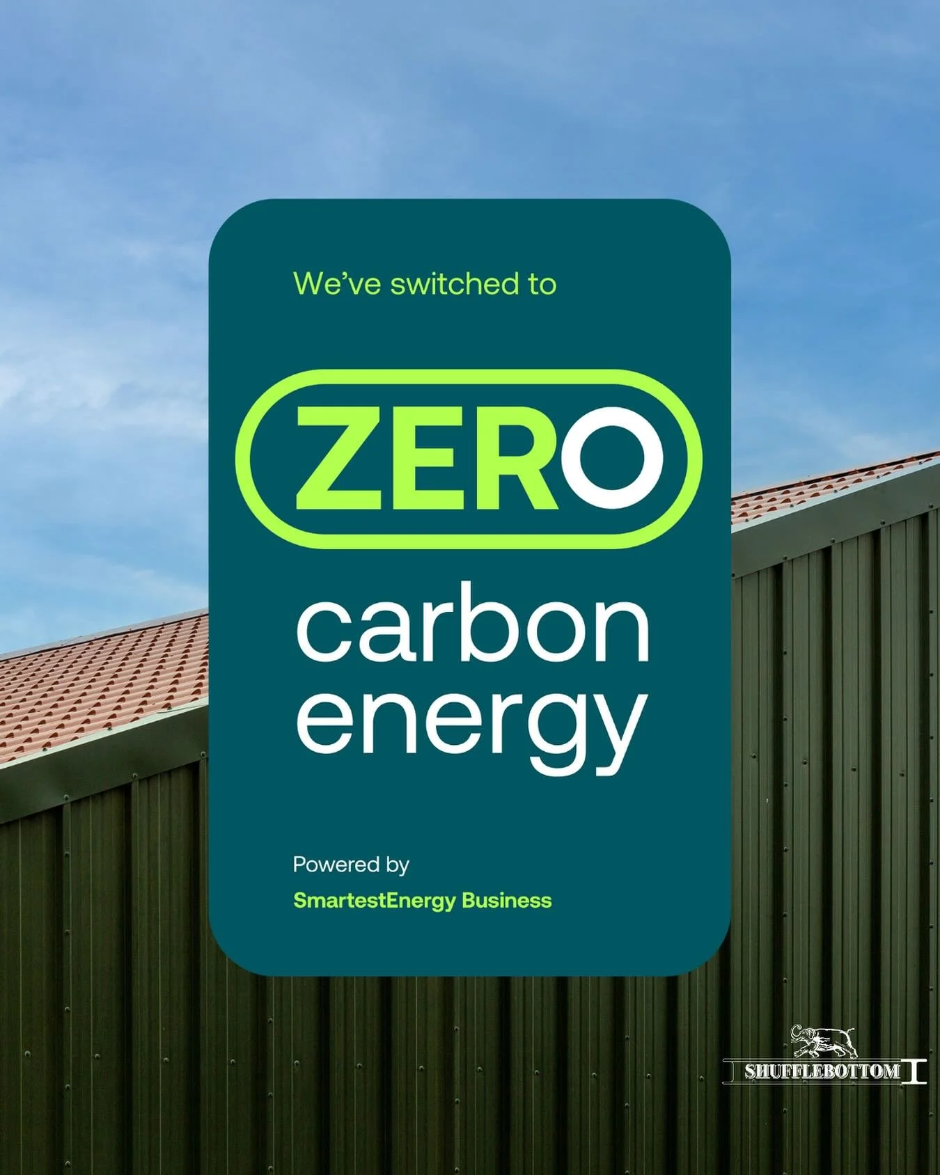 ⚡️Powered by renewables 🌱

Every building we make is #BuiltToLast - and now, so is our energy. 

#sustainability #renewablenergy #greenfuture #shufflebottom