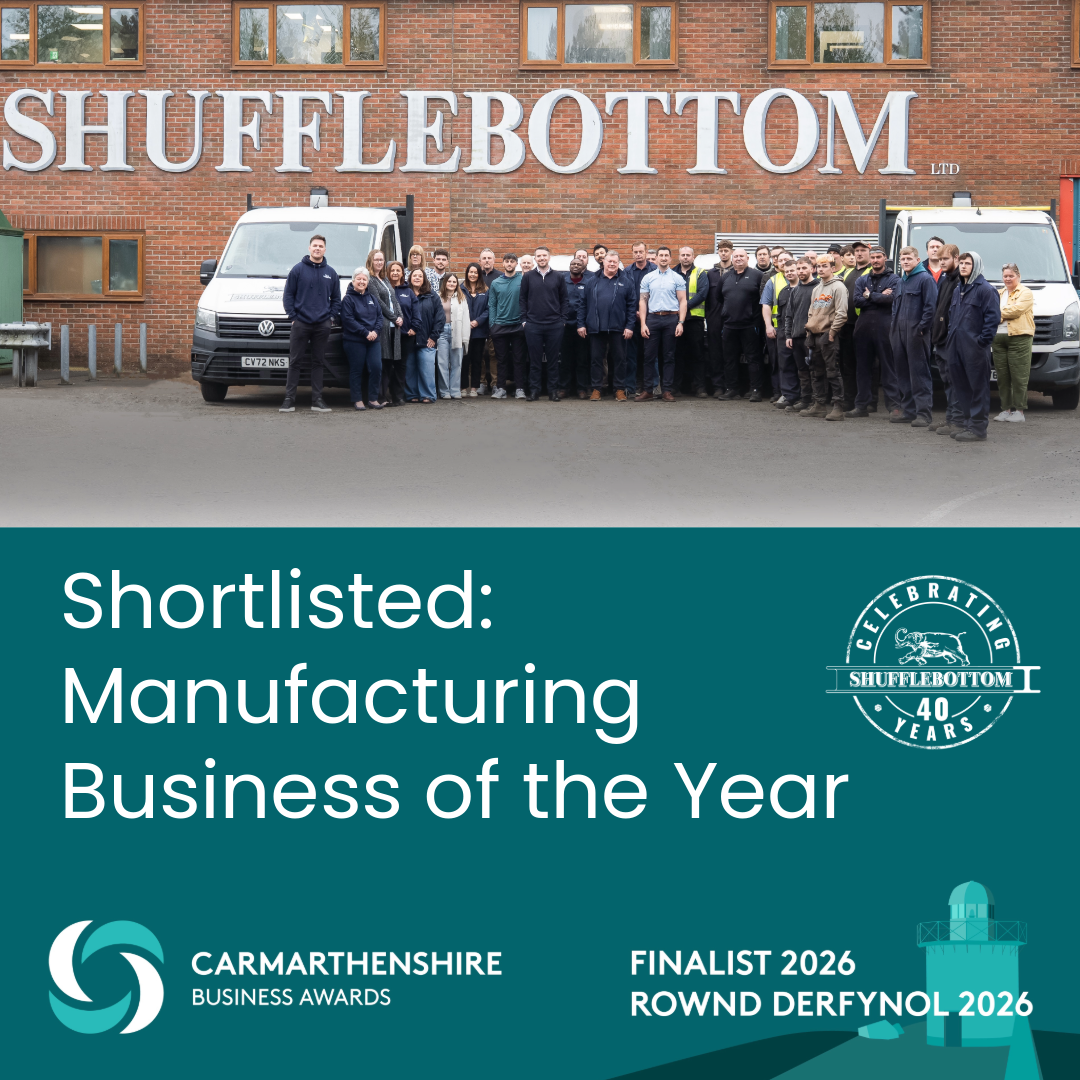 Shufflebottom shortlisted for Manufacturing Business of the Year as company celebrates 40 years