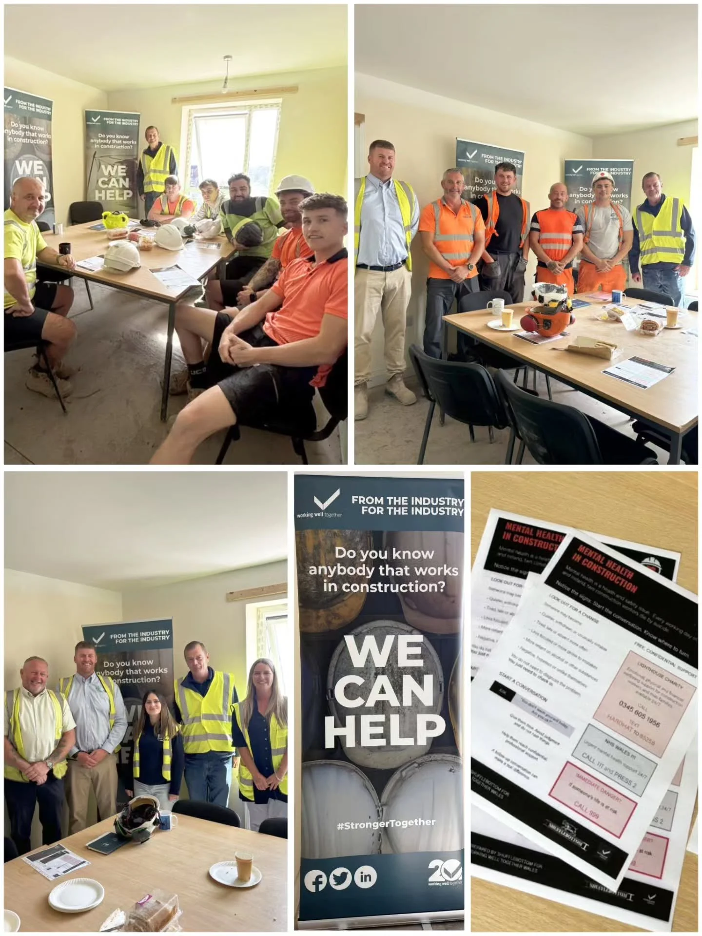 Peter Dixon and Kirsty Griffiths were out representing Shufflebottom this morning at the Working Well Together South Wales event, held at a Hale Construction site in Merthyr Tydfil.

Alongside Kelly Edwards of Tilbury Douglas, they created an opportu