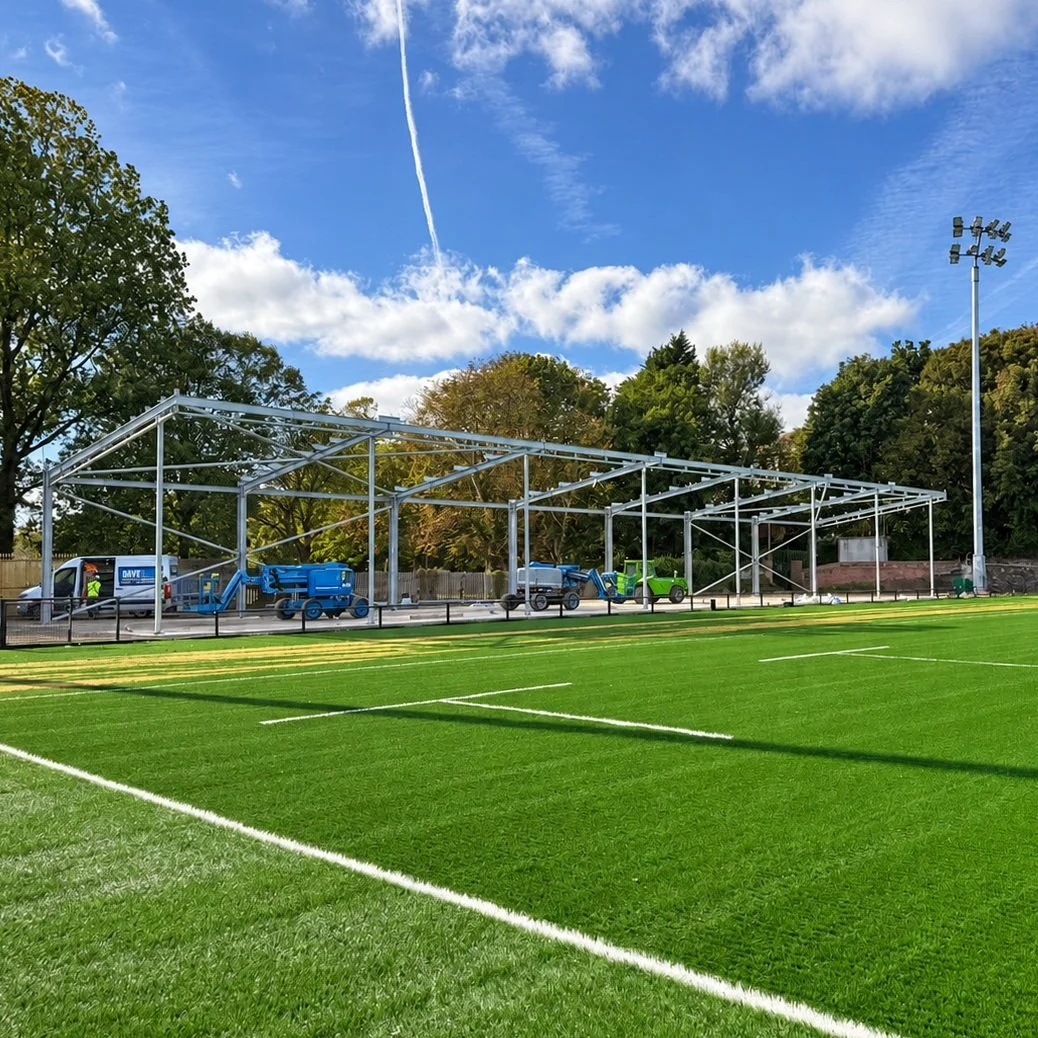 🏗️ A few photos from St Helen&rsquo;s in Swansea, where the new stand is now starting to take shape.

The steelwork is progressing quickly on site, and these latest images give a good sense of the scale of the structure as it comes together.

Thanks
