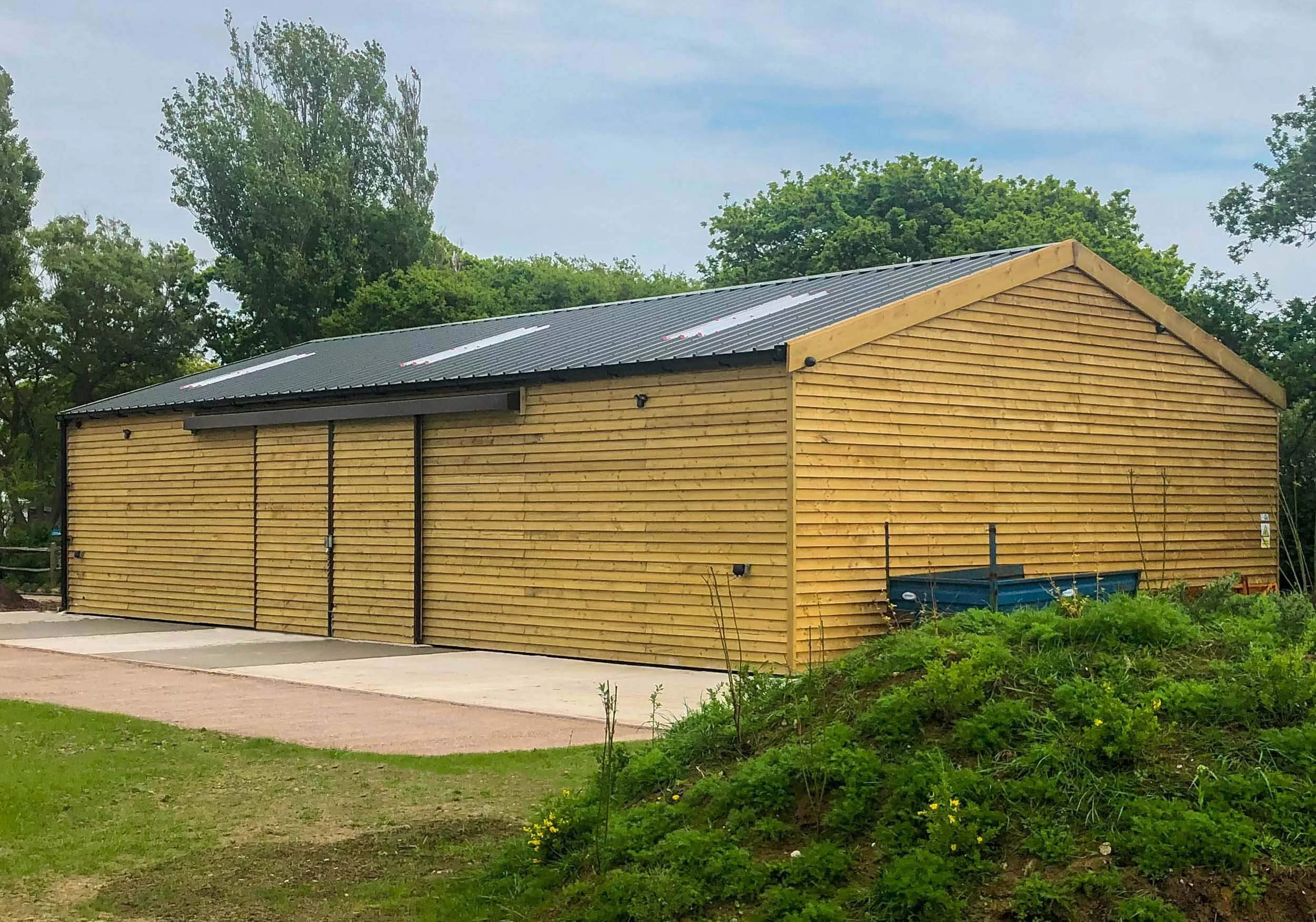 Somerley Farm Steelframed agricultural building, West Sussex