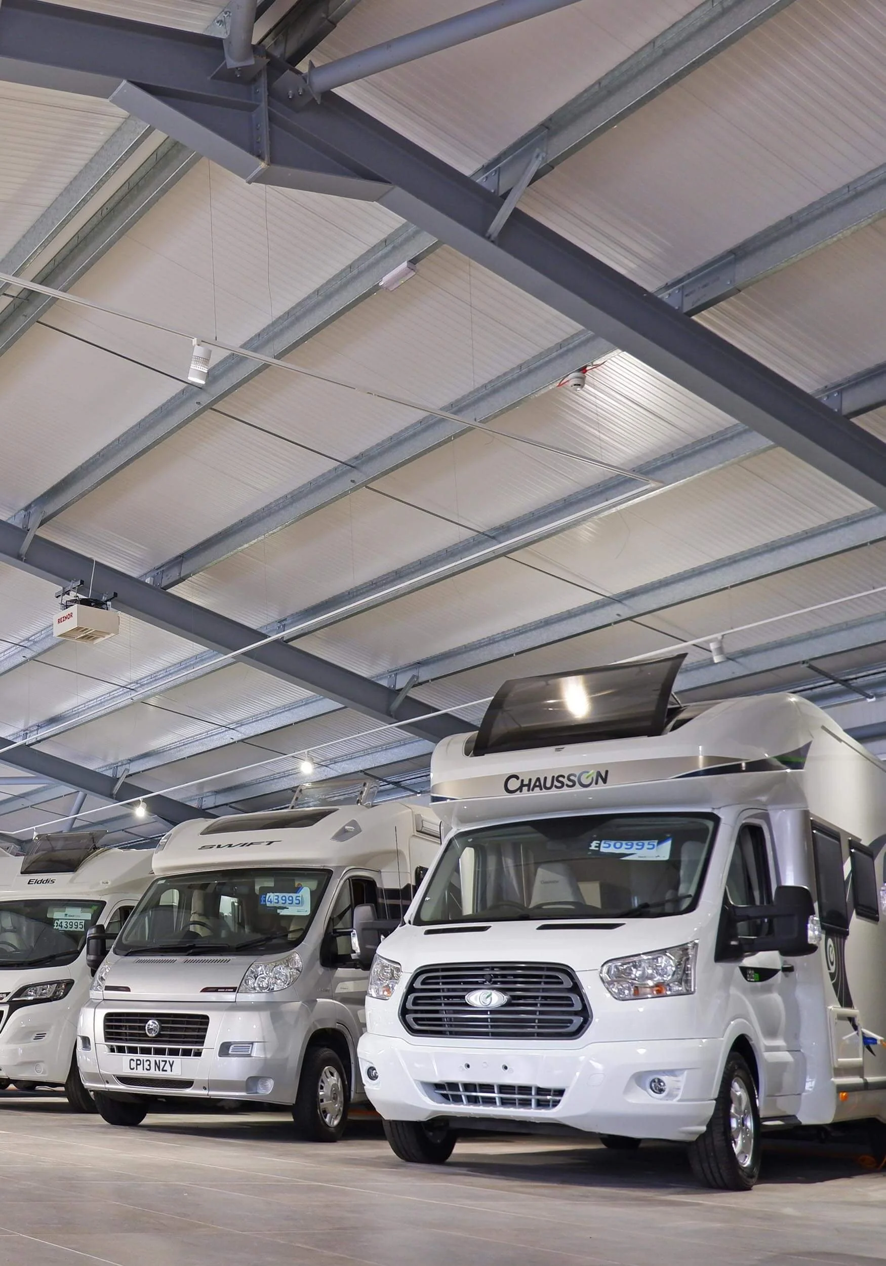 3A's Leisure Steelframed showroom and office buildings at NantyCi