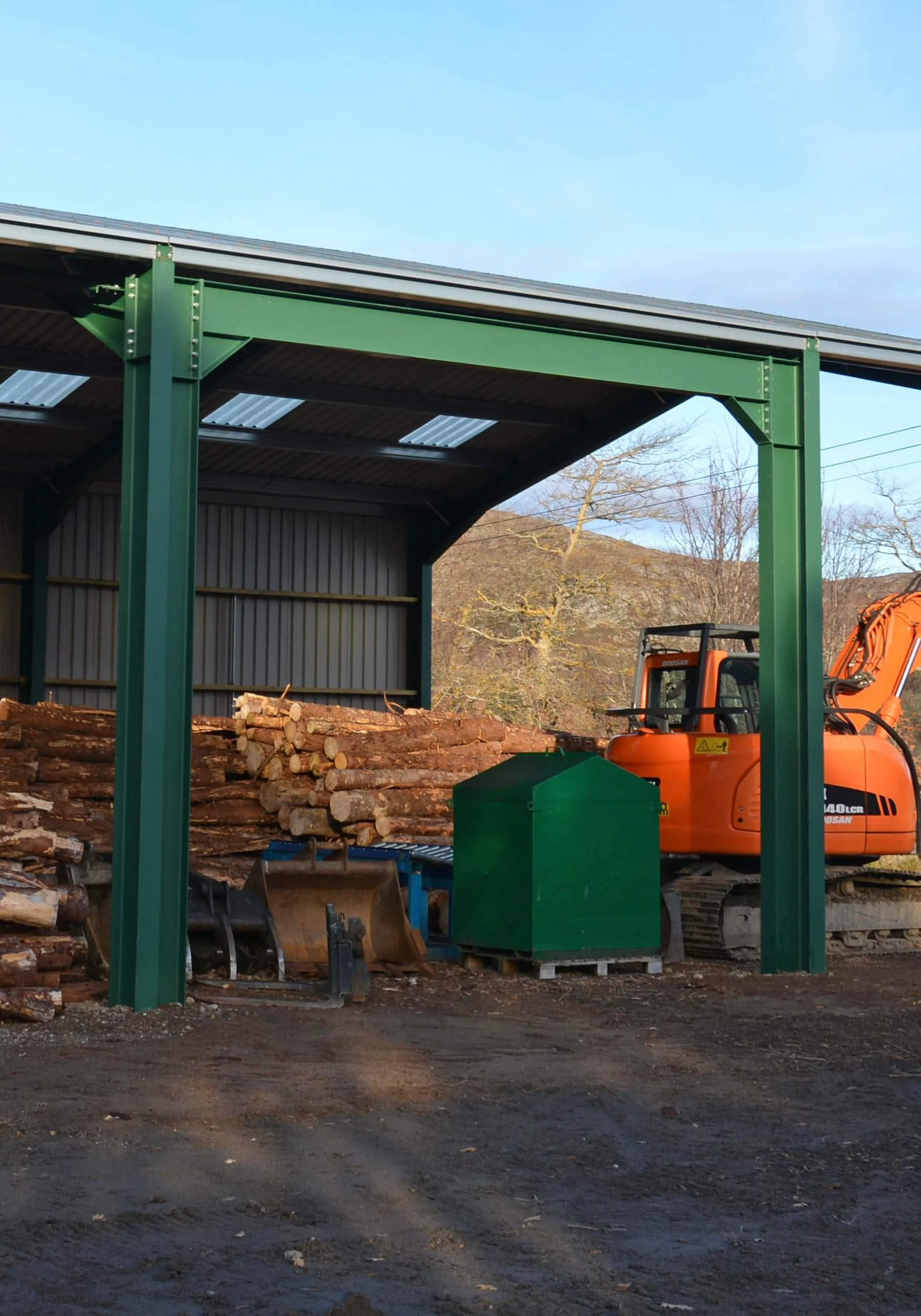 Aberarder Estate Steel Frame Barn general Purpose Building Inverness aberarder-estate-steel-frame-barn-general-purpose-building-inverness