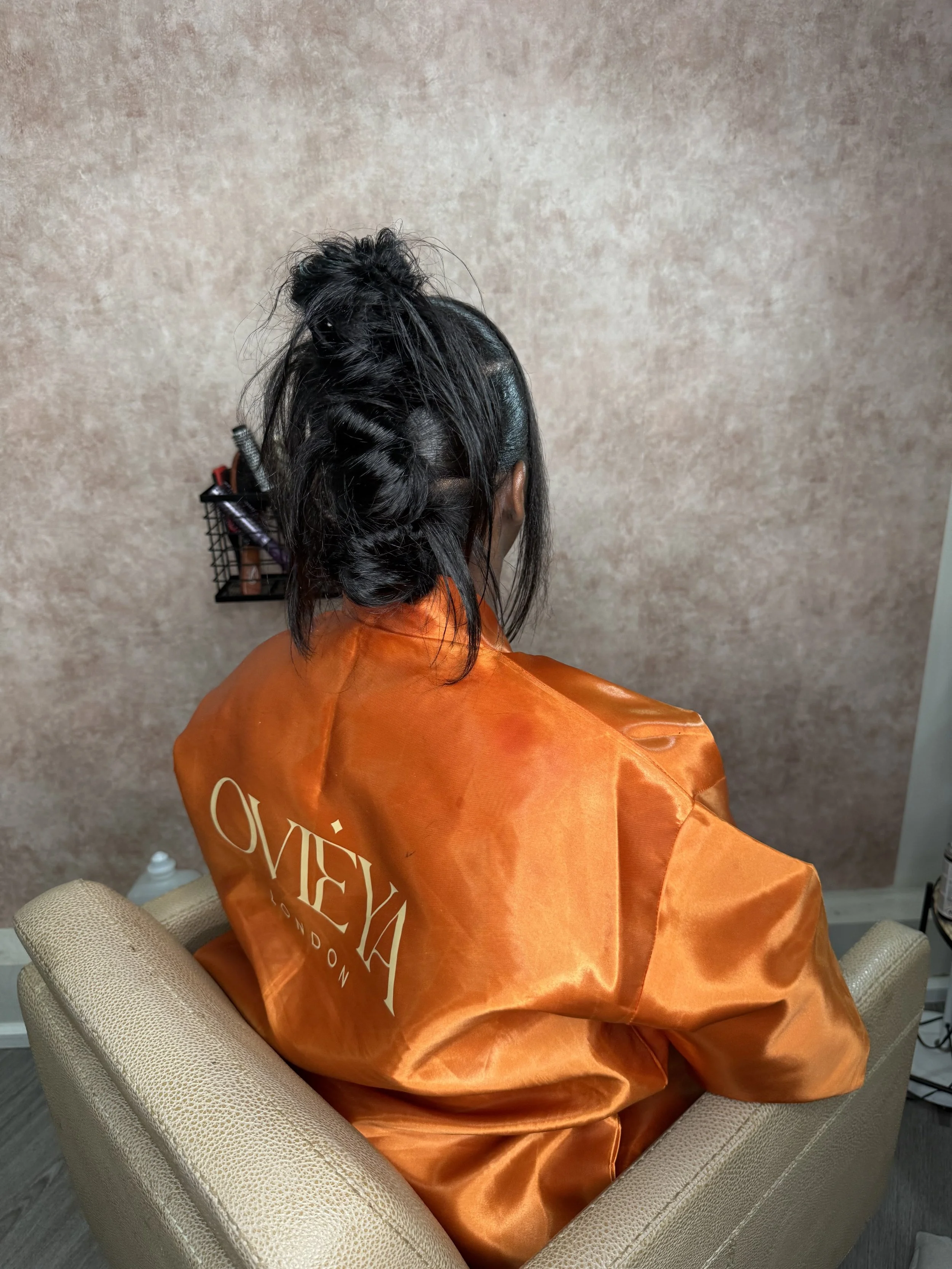 braids and natural hair styling at Ovieya London hair salon in Tottenham