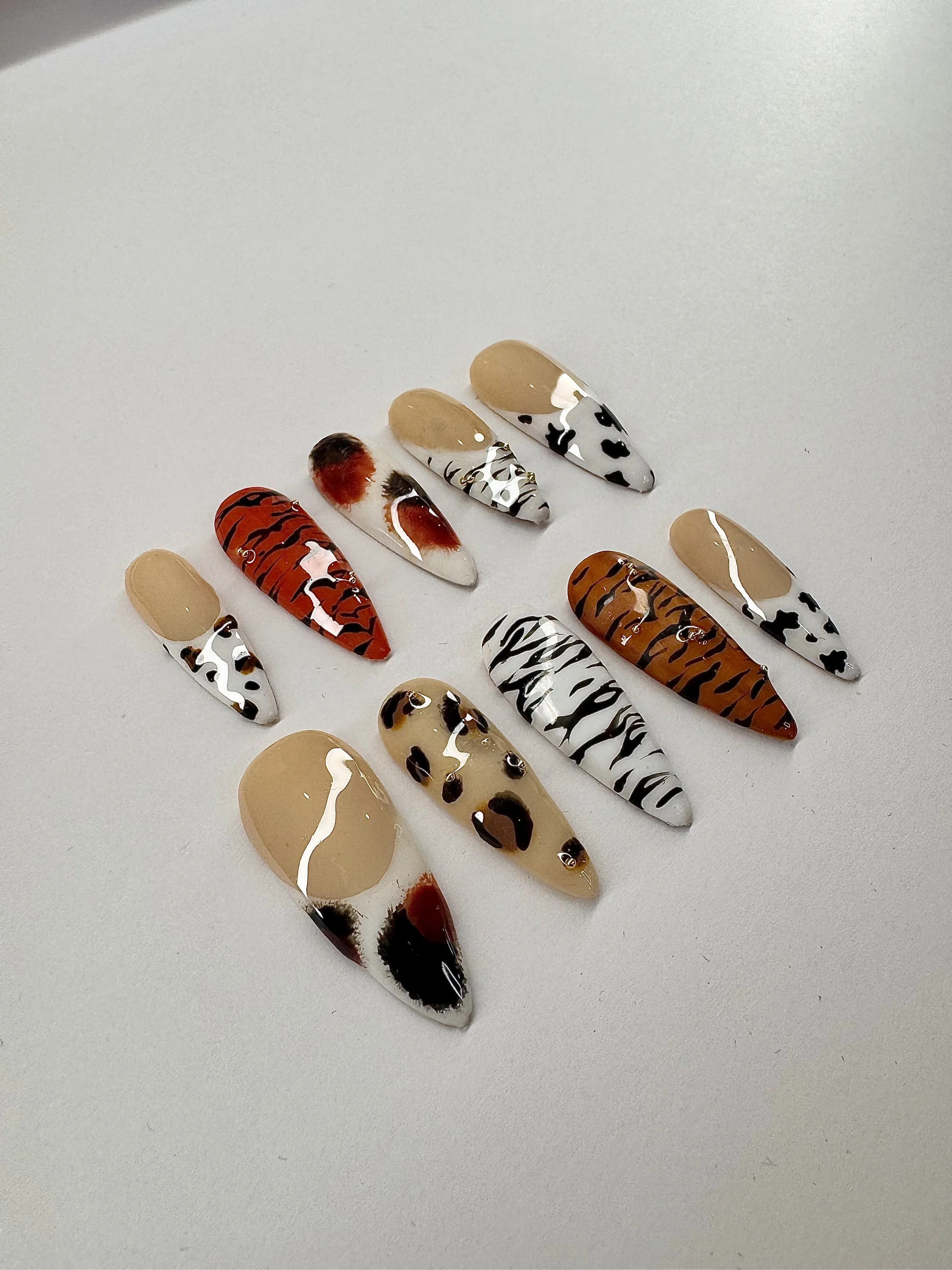 Safari Mix – Animal Print Press-On Nails