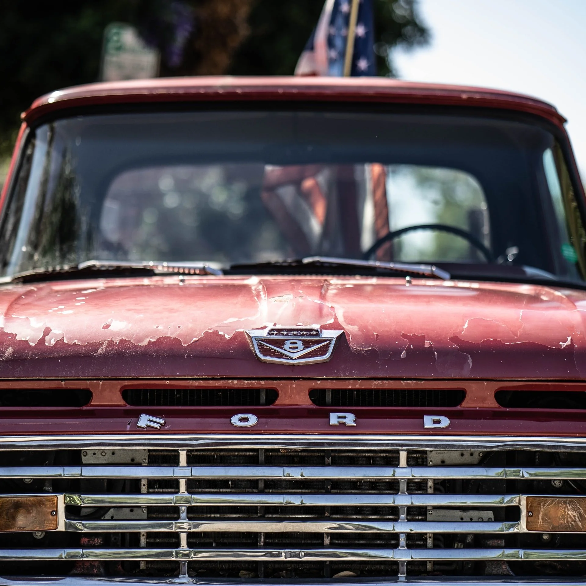 On Dad's F-150