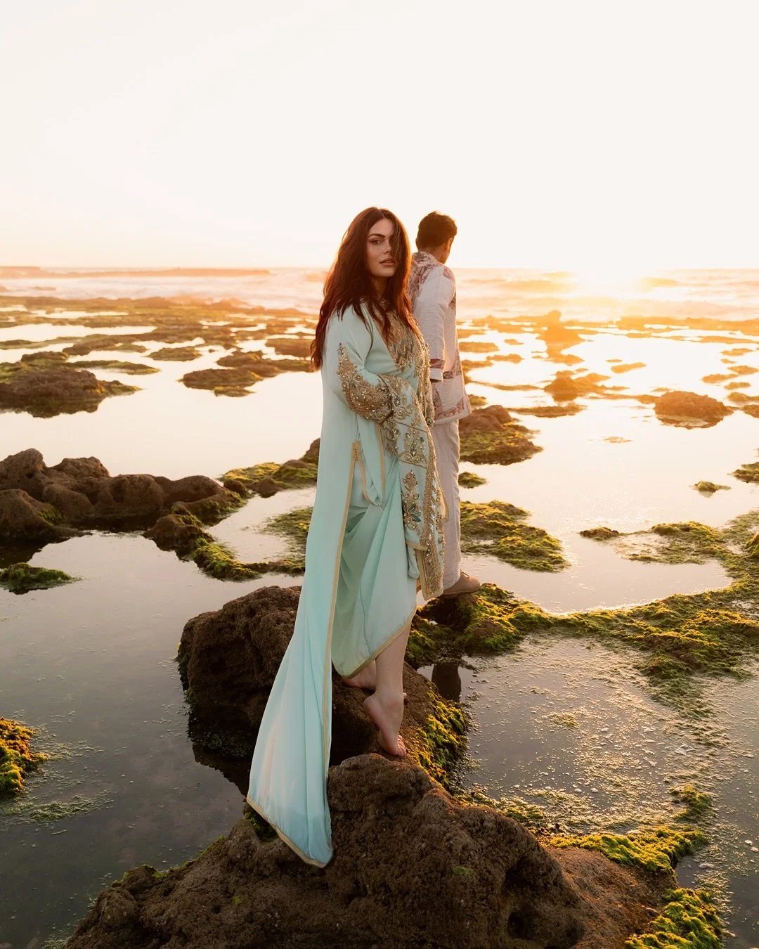 Hope and Taib, wrapped in golden light by the sea in Rabat. A quiet evening, full of warmth and connection &mdash; such a joy to photograph their love 💕✨

#RabatWeddings #DestinationRabat #LoveInRabat #RabatPhotographer #WeddingInRabat #RabatMagic #