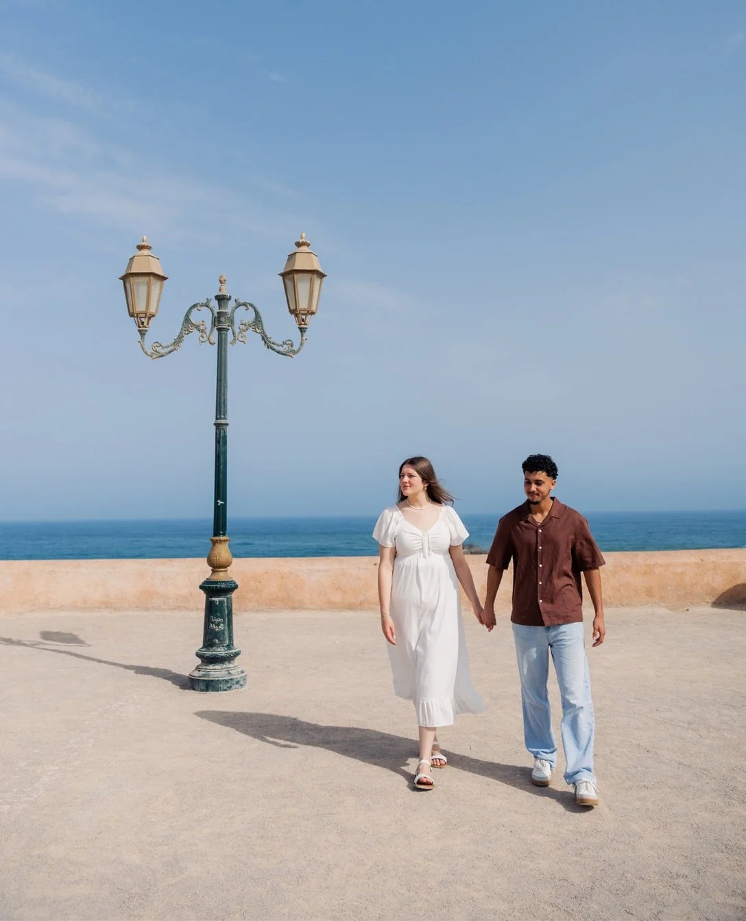 Engagement session in my favorite city, Rabat 🩵

I find Rabat so underrated when it comes to photoshoots. The city has such a beautiful mix of Moroccan architecture, charming gardens, historic streets, and hidden corners that create so much variety 