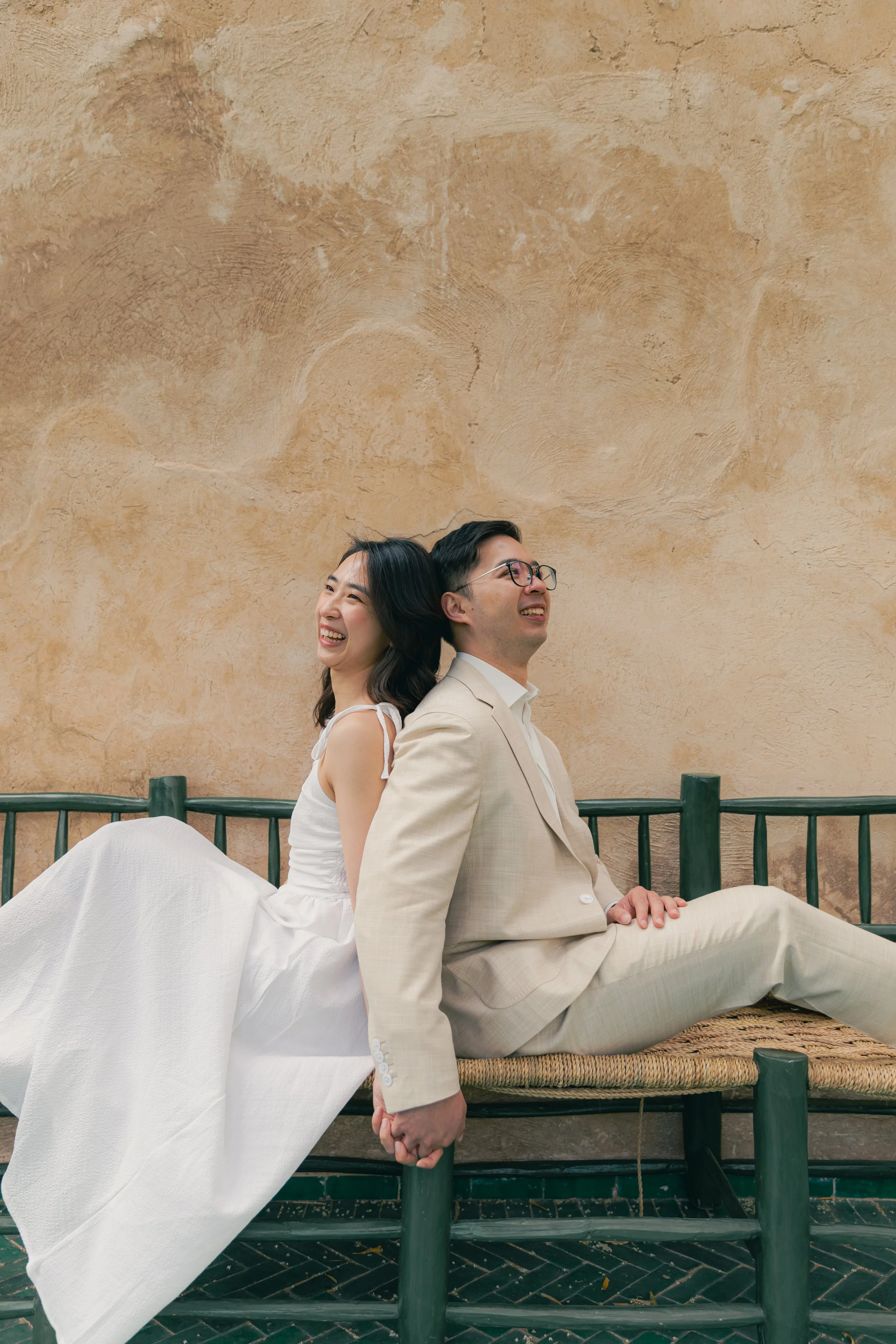 Marrakech wedding photographer- Marrakech engagement photographer- asian couple session in Marrakech- Marrakech photographer- photographe marrakech