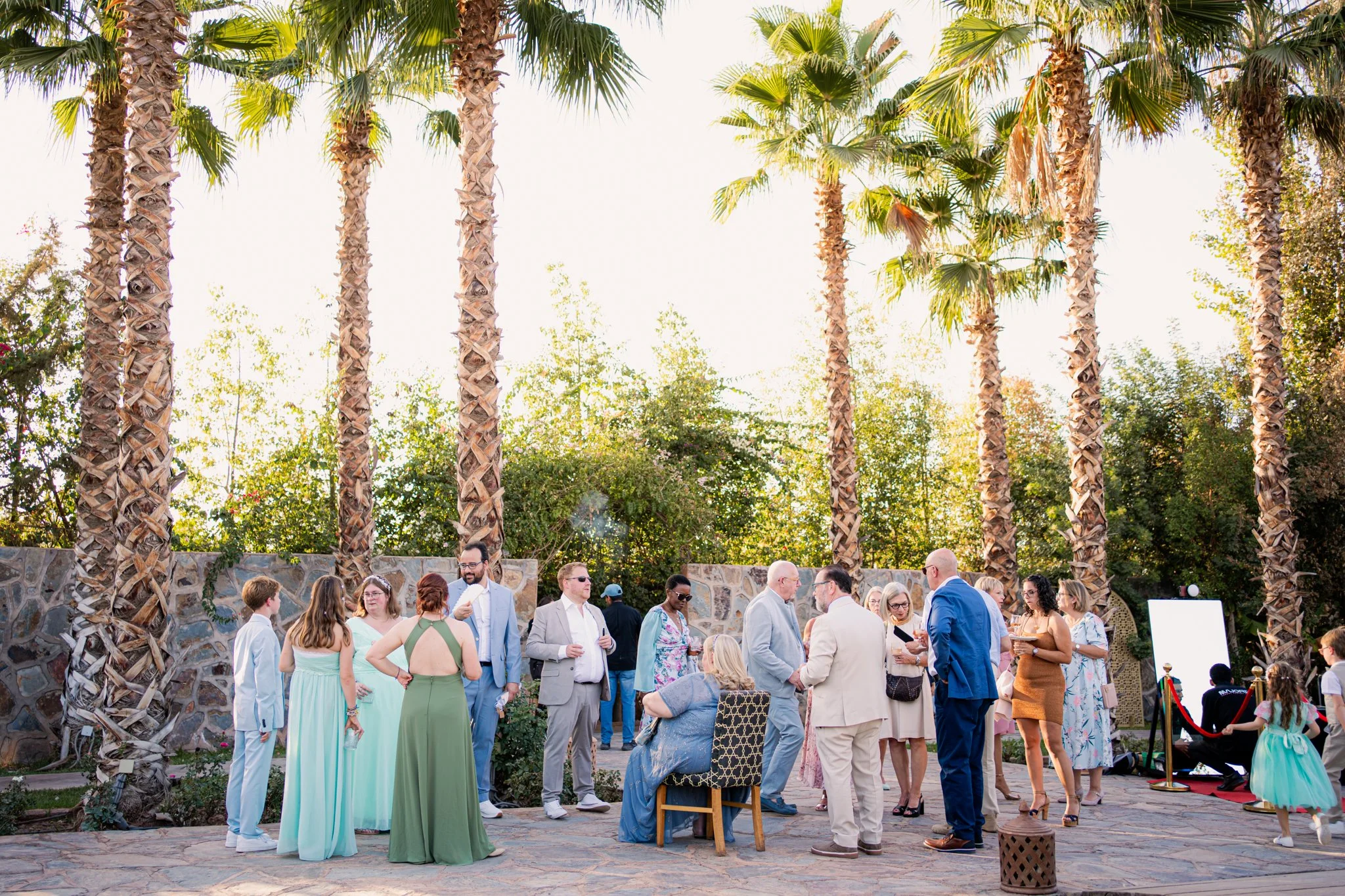 intimate wedding ceremony under olive trees in Marrakech- Marrakech photographer 