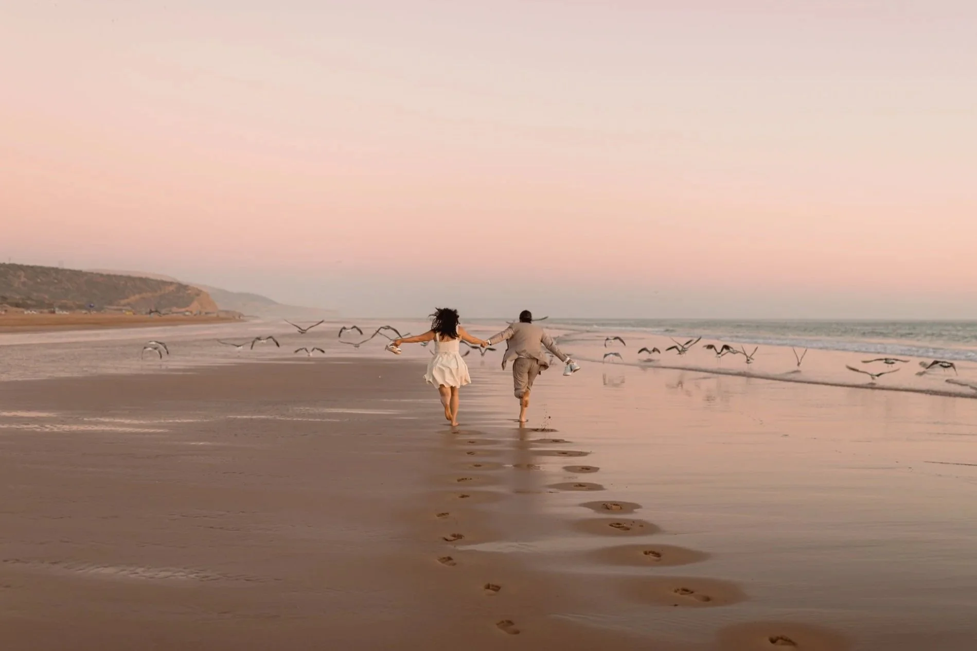 Sunset Beach Wedding Session in Taghazout Agadir – Morocco