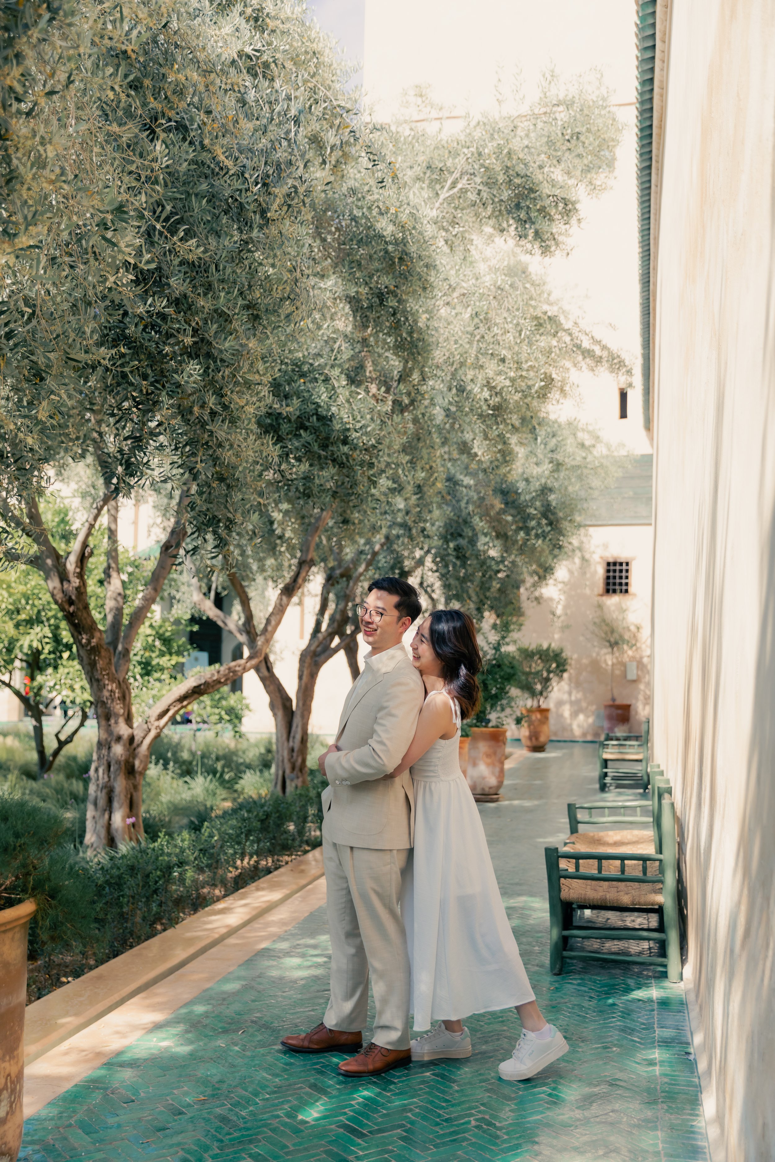 Marrakech wedding photographer- Marrakech engagement photographer- asian couple session in Marrakech- Marrakech photographer- photographe marrakech