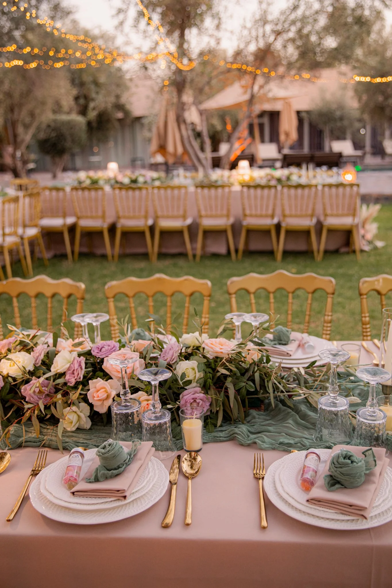 intimate wedding ceremony under olive trees in Marrakech- Marrakech photographer 