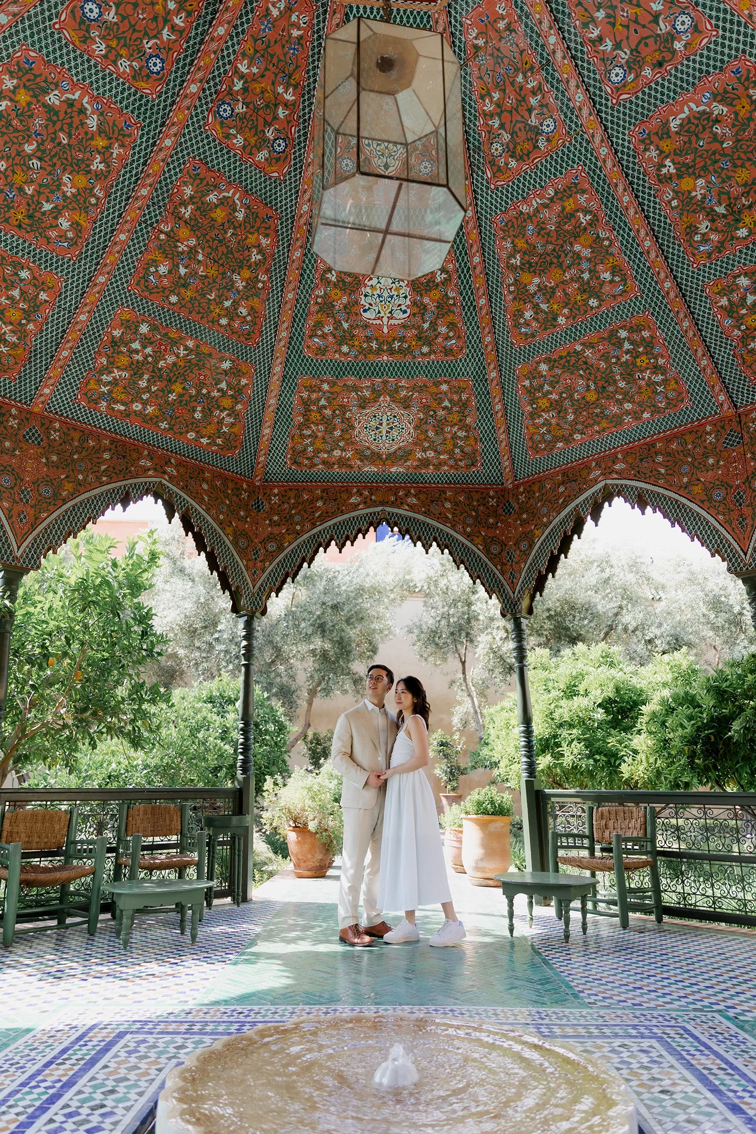Marrakech wedding photographer- Marrakech engagement photographer- asian couple session in Marrakech- Marrakech photographer- photographe marrakech