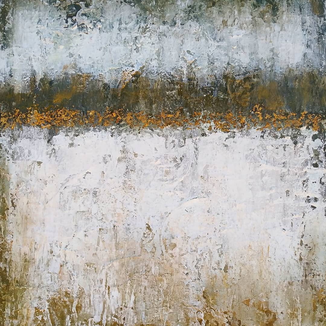 Textured Abstract Mixed Media on Canvas 60x60cm