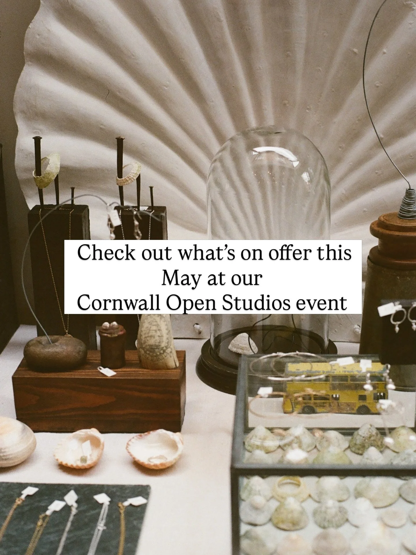 Check out what @jenny.yates.studio and I have in store for visitors at the Cornwall Open Studios event this May: 23rd, 24th, 25h and 29th, 30th and 31st 11am - 5pm ❤️ Location via the @cornwallopenstudios website 📍
There will be gold, silver and bea