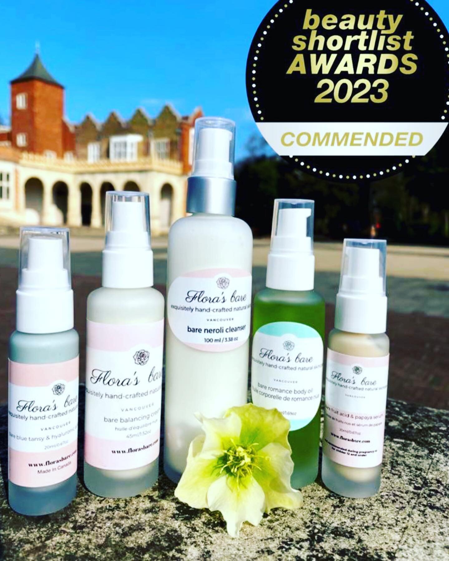 We are thrilled to announce that 5 of our products have been &lsquo;Commended&rsquo; in this year&rsquo;s Beauty Shortlist Awards! ⭐️ ⭐️⭐️⭐️⭐️
These international awards, judged by industry experts, are an annual celebration of the ethical natural an