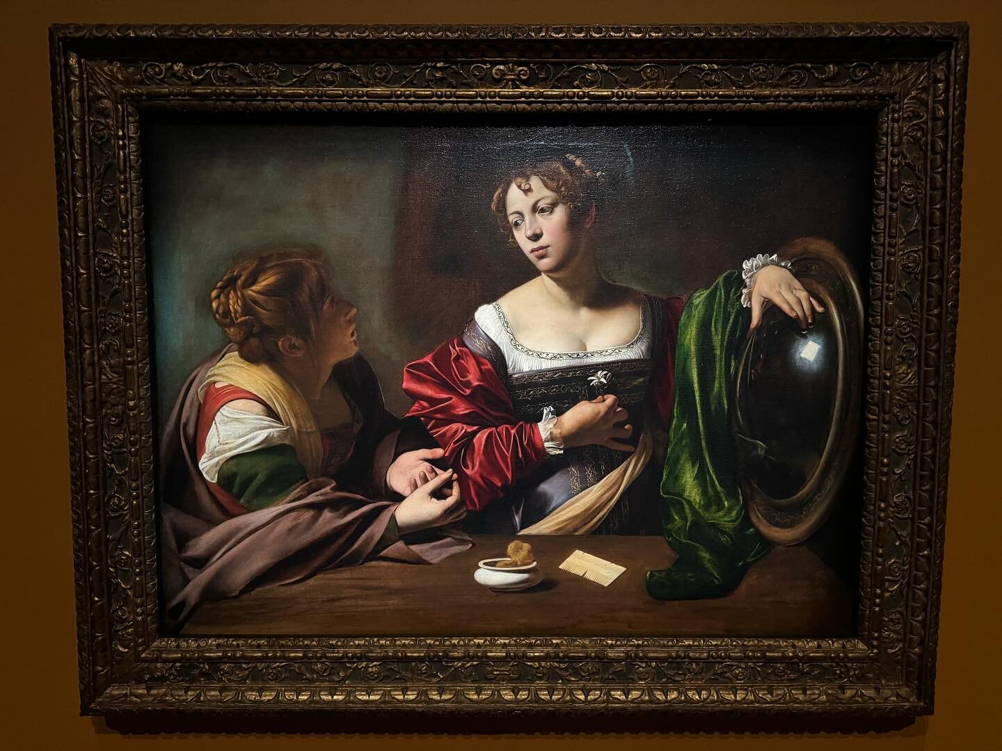 We're closed today... sooooorry... off to see a favorite band... HEALTH tbh. We'll be back tomorrow and the rest of the weekend (Thur-Sat 12-6, Sun 12-3). In the meantime enjoy this Caravaggio we just got to see at the Toledo Museum of Art. They have