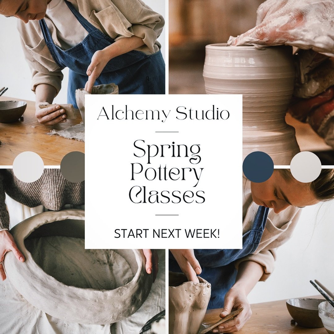 We&rsquo;ve opened a few spots for our Spring Pottery Classes with @amyhalko ! Click the ceramics link in our bio to learn more 🌿

Mondays we have openings in the 12:00 - 3:00 and 3:00 - 6:00 class. 

Tuesday we have 3 spots in our 6:00 - 9:00 class