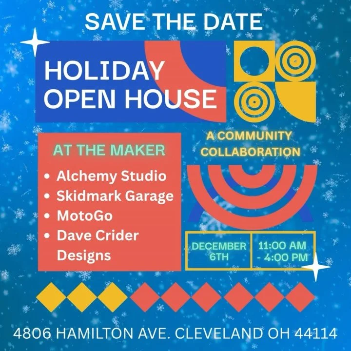 It&rsquo;s a HOLIDAY CELEBRATION AND COMMUNITY COLLABORATION 🎄

We invite you to come explore, shop, and support the creative, fun, and funky community of the St. Clair Superior neighborhood on December 5th, 6th, and 7th. 

We&rsquo;re collaborating