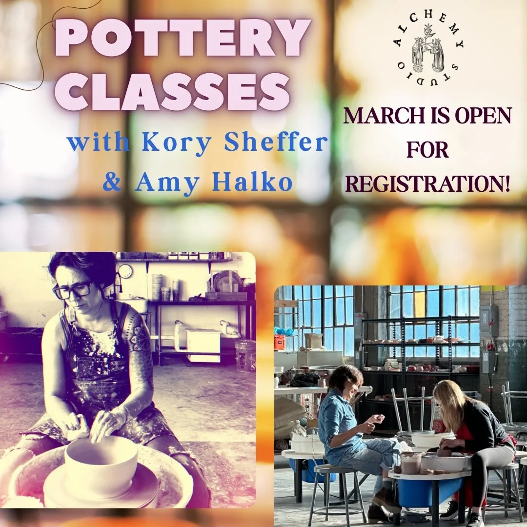 POTTERY CLASSES! 

March registration is open. Our classes have been selling out fast so book in asap to get a spot in our next sesh. 

See you at the wheel! 

#cleveland #pottery #classes