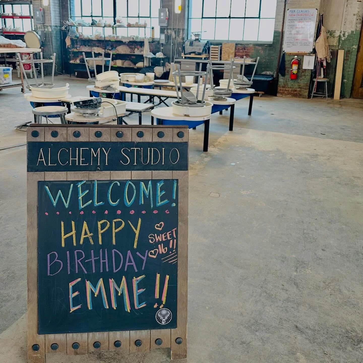 We L😍VE hosting birthday parties! Especially a sweet sixteen 💕💕 

If you&rsquo;d like to host a party, team building event, or social gathering let us know! We&rsquo;d love to welcome you. 

#cleveland #community #pottery #party