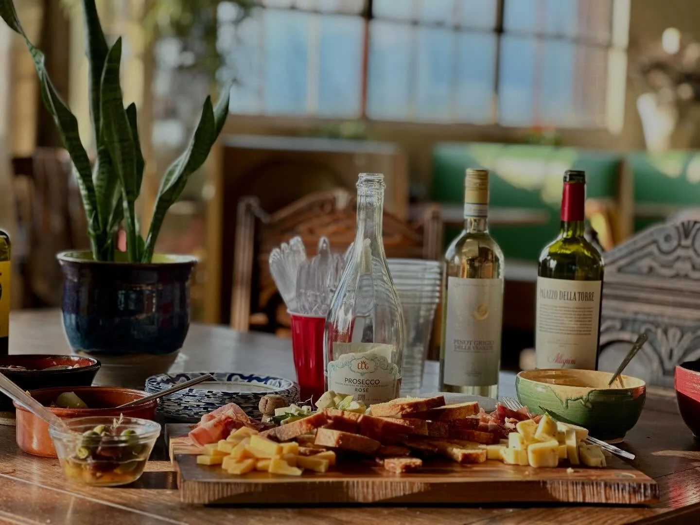 When it&rsquo;s the last class of an 8 week pottery series, we celebrate everyone&rsquo;s work in style 🍷 🧀 

The first round of summer classes are open for registration and already filling. We keep our classes limited to 7 students to provide plen