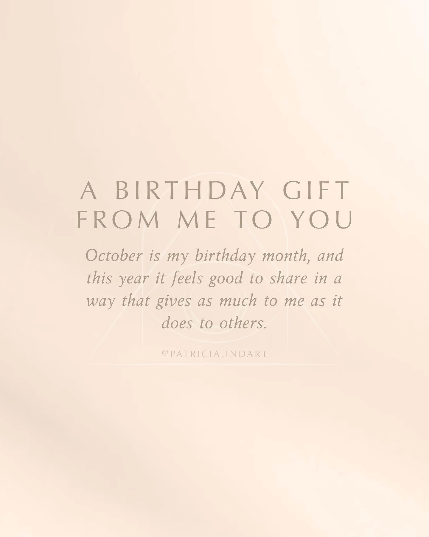 It&rsquo;s my birthday today 🥳 and I wanted to share something that feels good to give.

Soulful Sessions are a space I love holding &mdash; where we uncover what&rsquo;s moving for you, shine light on your gifts and invitations, and see your life f