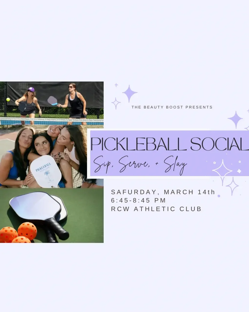 Pickleball Social: Sip, Serve, Slay