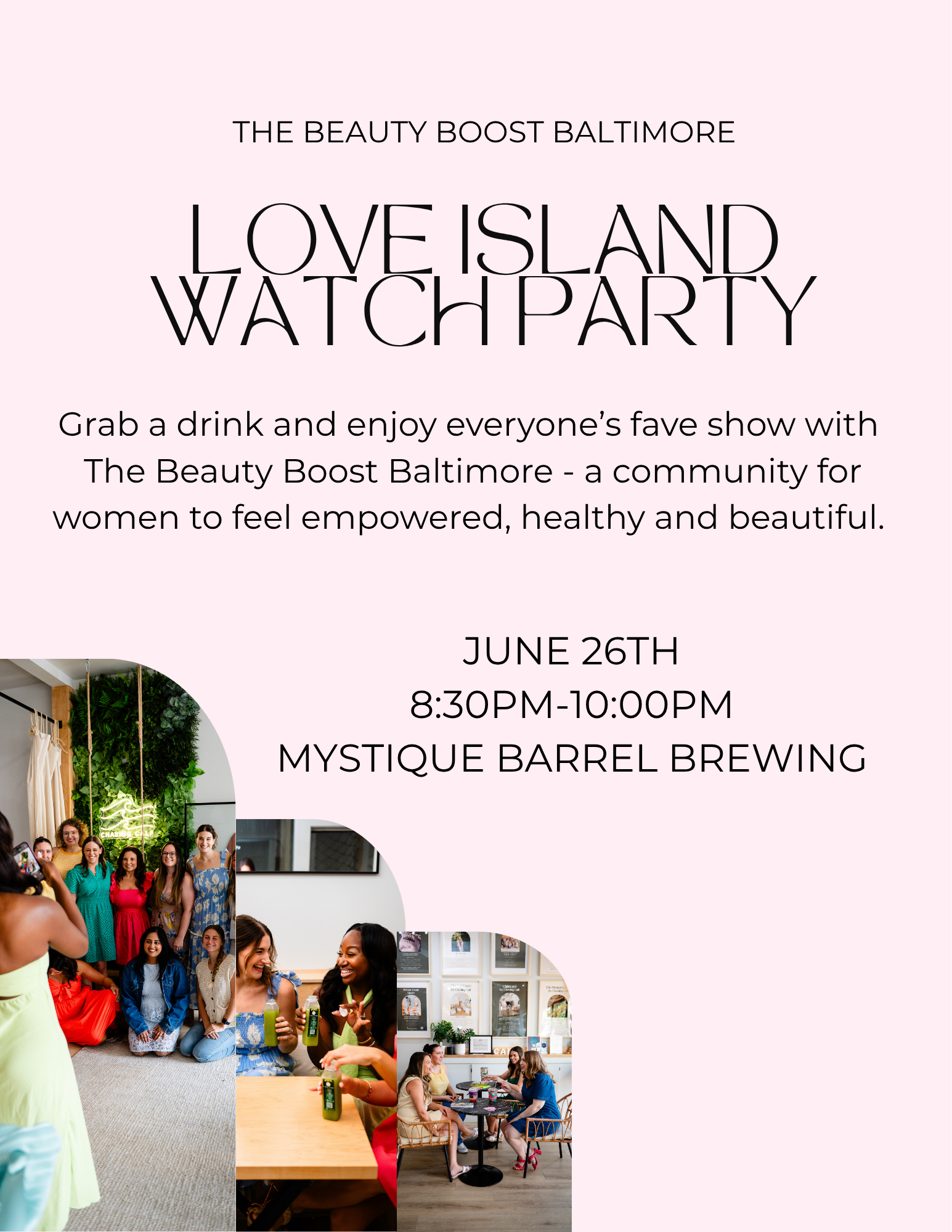 THE LOVE ISLAND WATCH PARTY