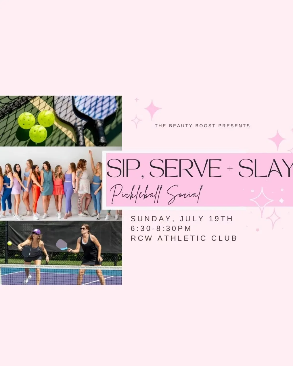Pickleball Social: Sip, Serve, Slay