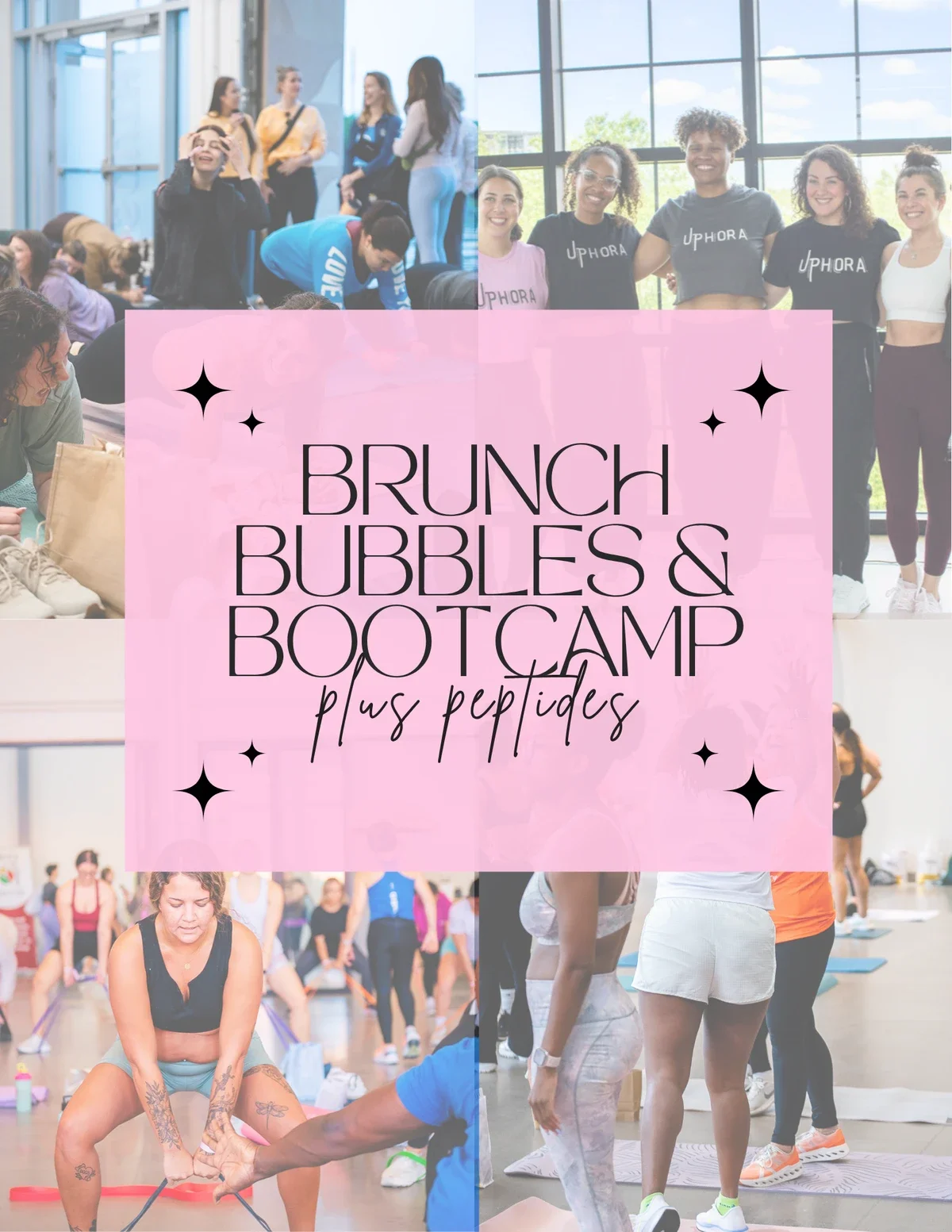 Brunch Bubbles & Bootcamp plus Peptides